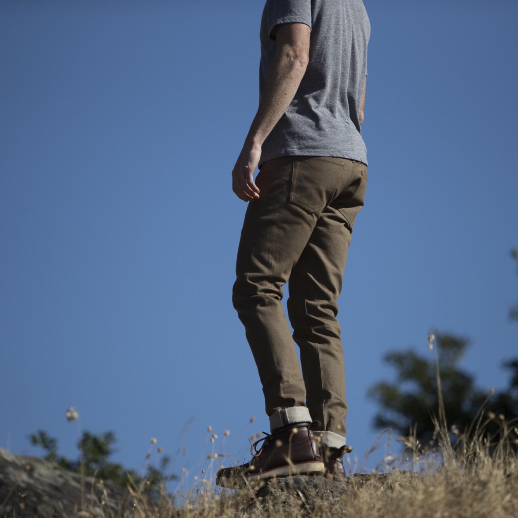 gustin #360 cone khaki selvedge