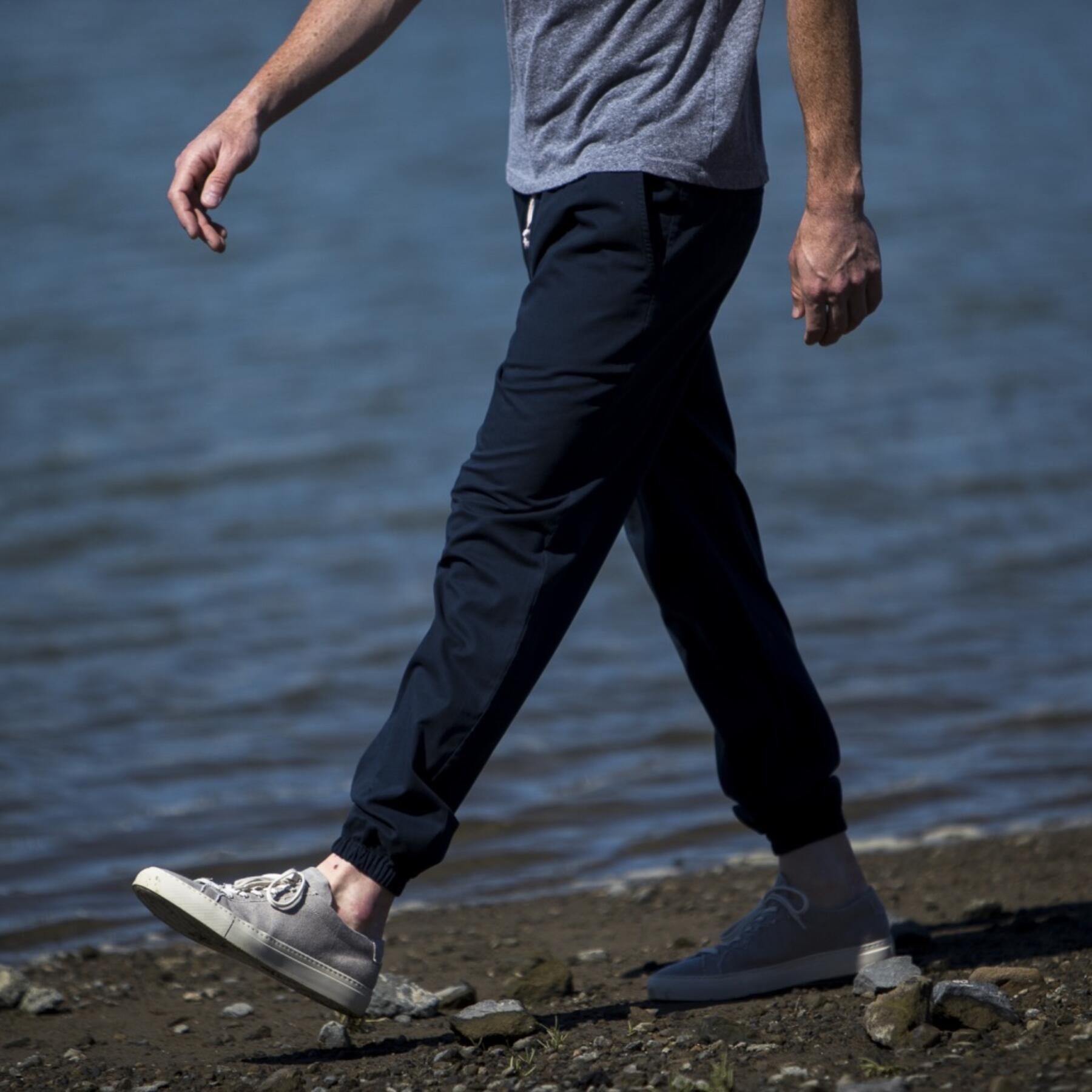 gustin american twill joggers - navy