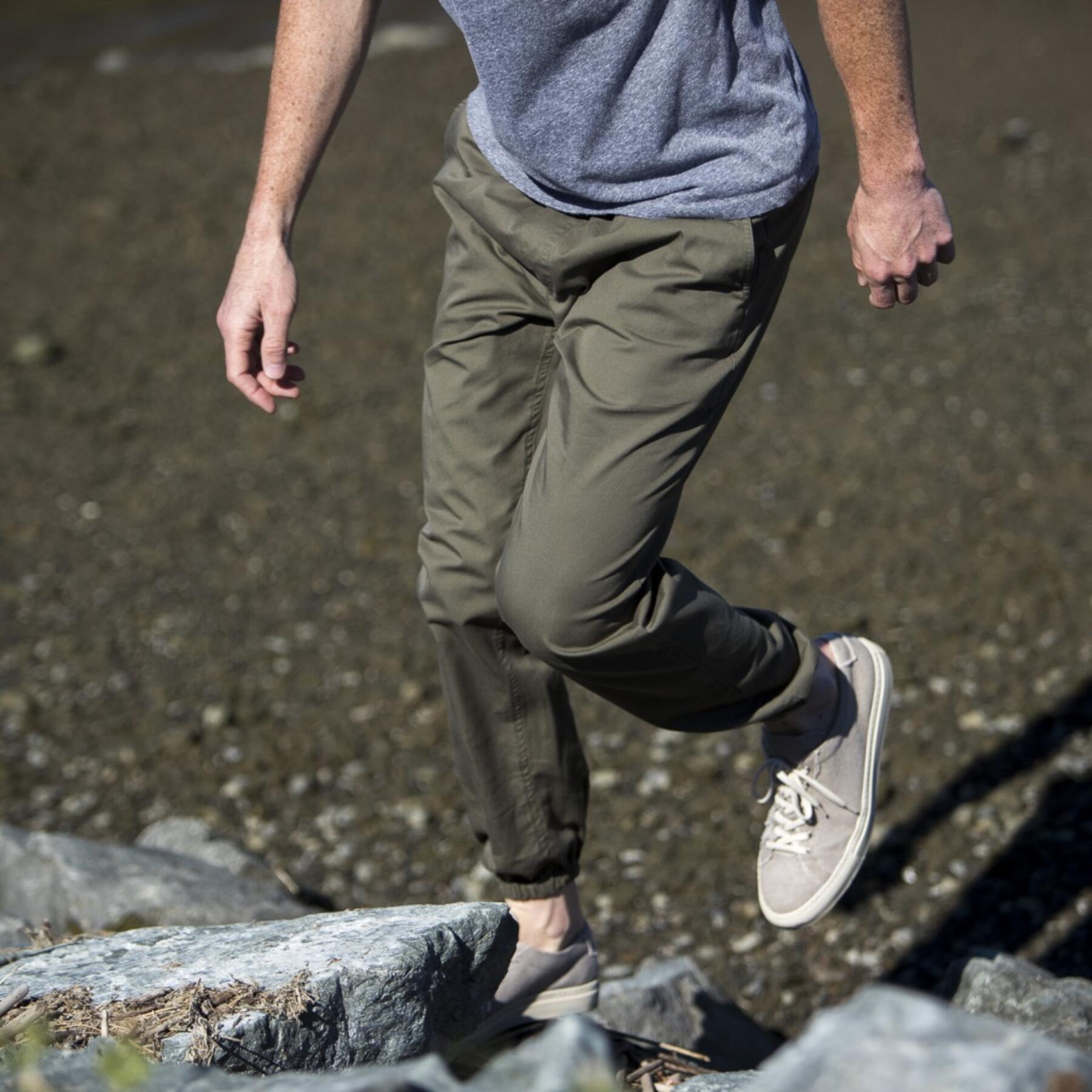 gustin american twill joggers - army