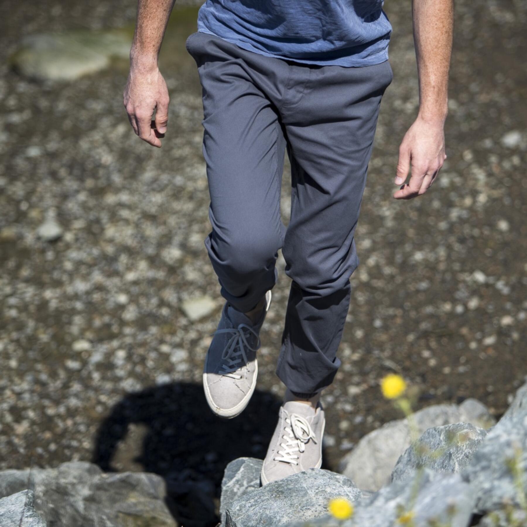 gustin american twill joggers - charcoal