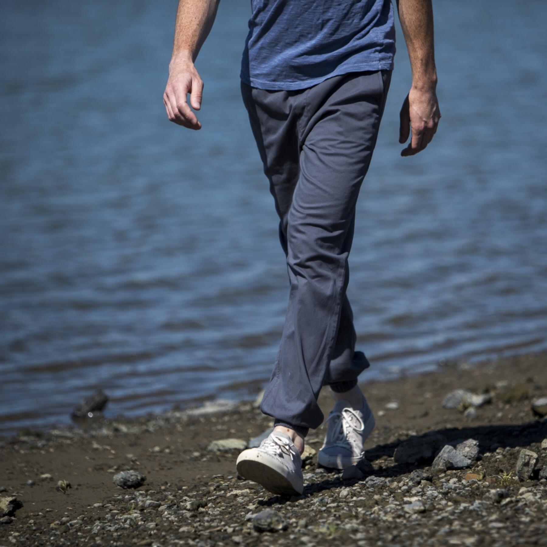 gustin american twill joggers - charcoal