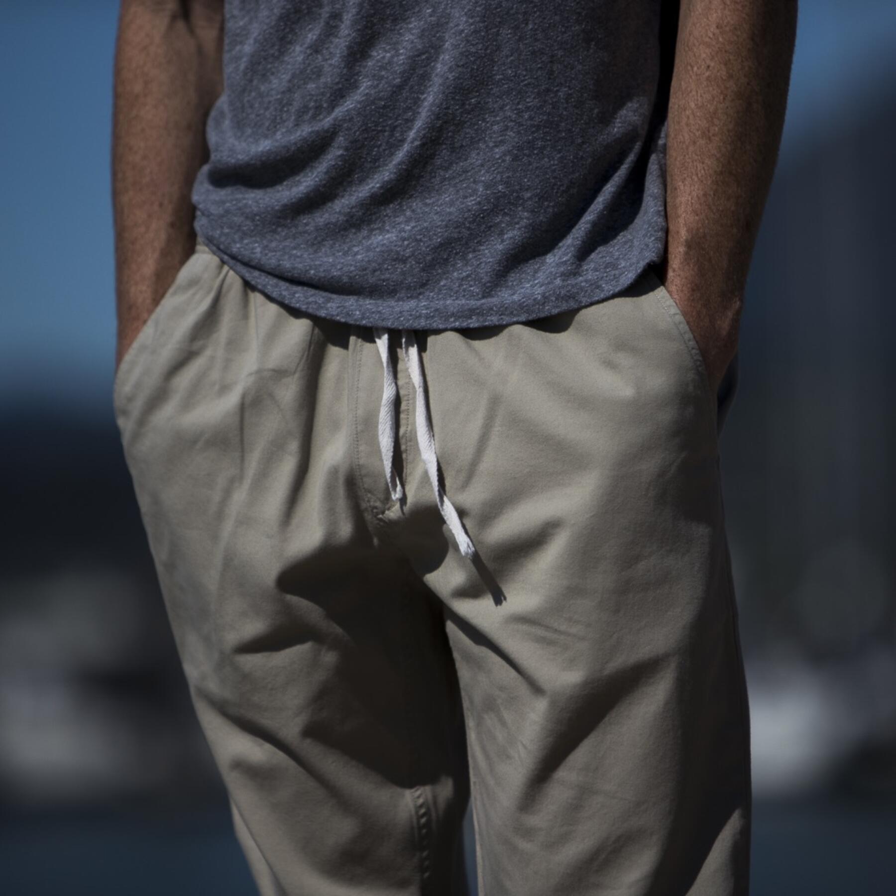 gustin american twill joggers - khaki