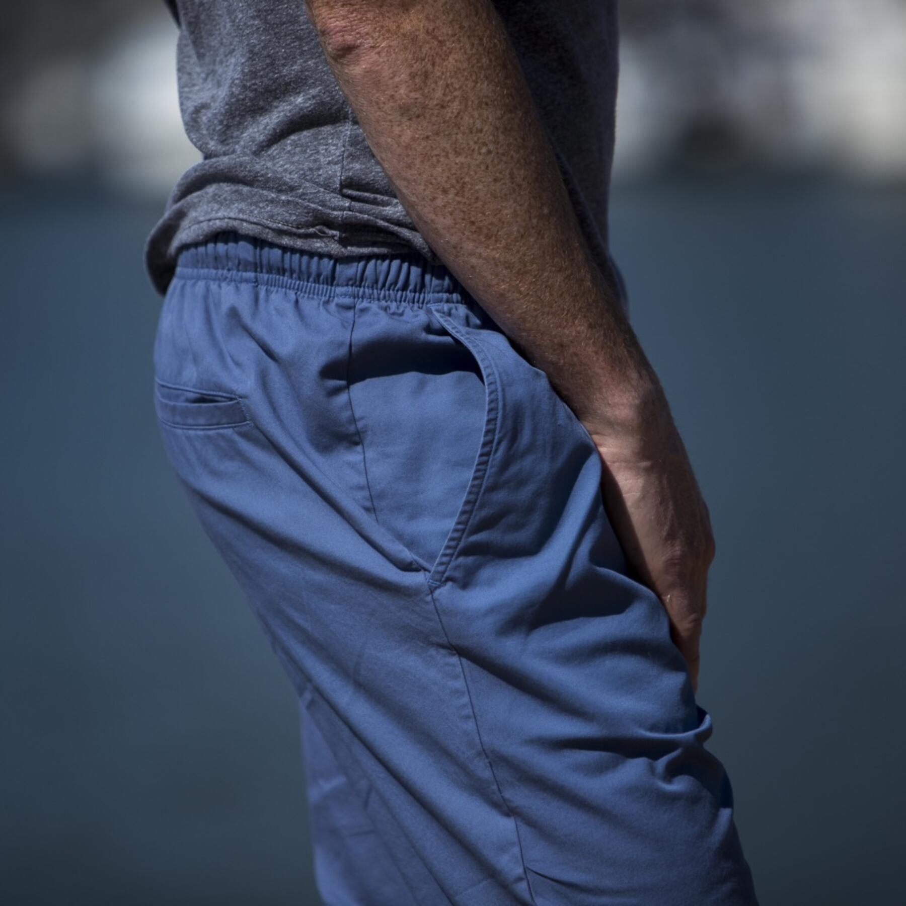 gustin american twill joggers - powder blue