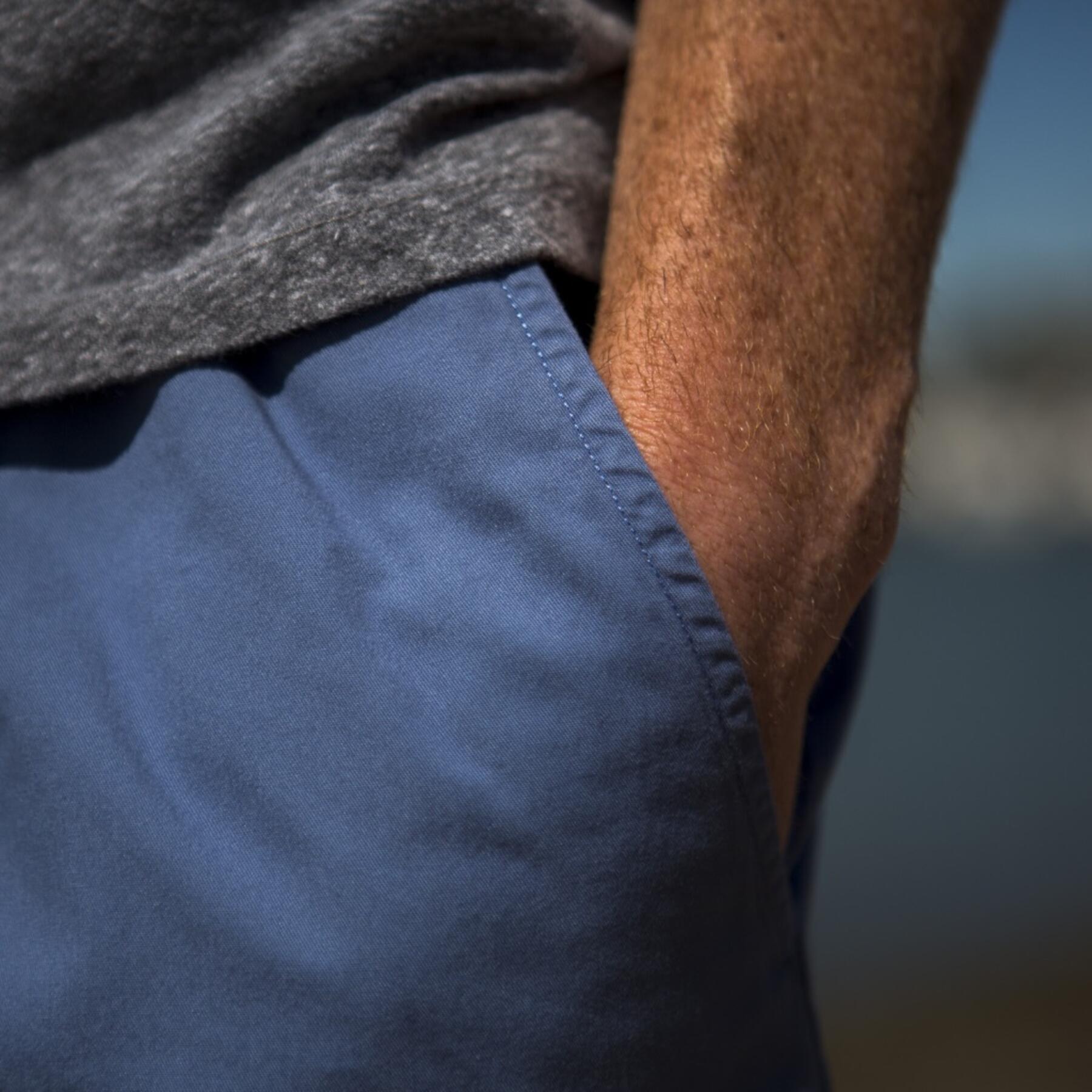 gustin american twill joggers - powder blue