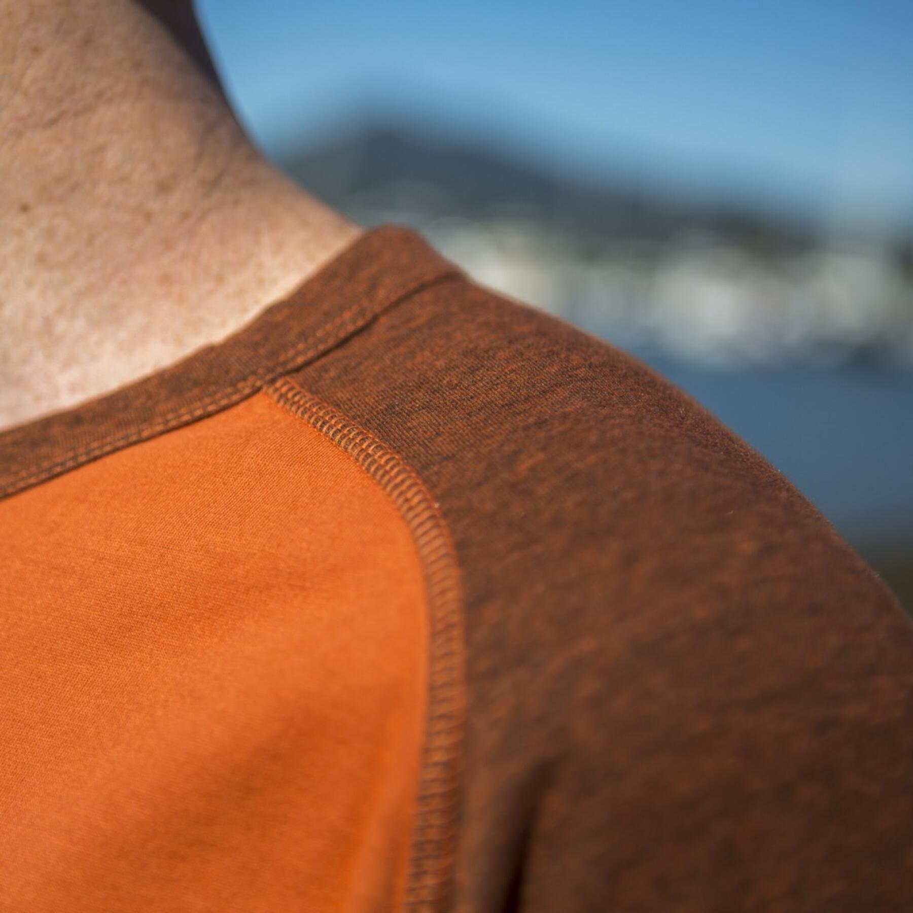 gustin orange raglan t-shirt