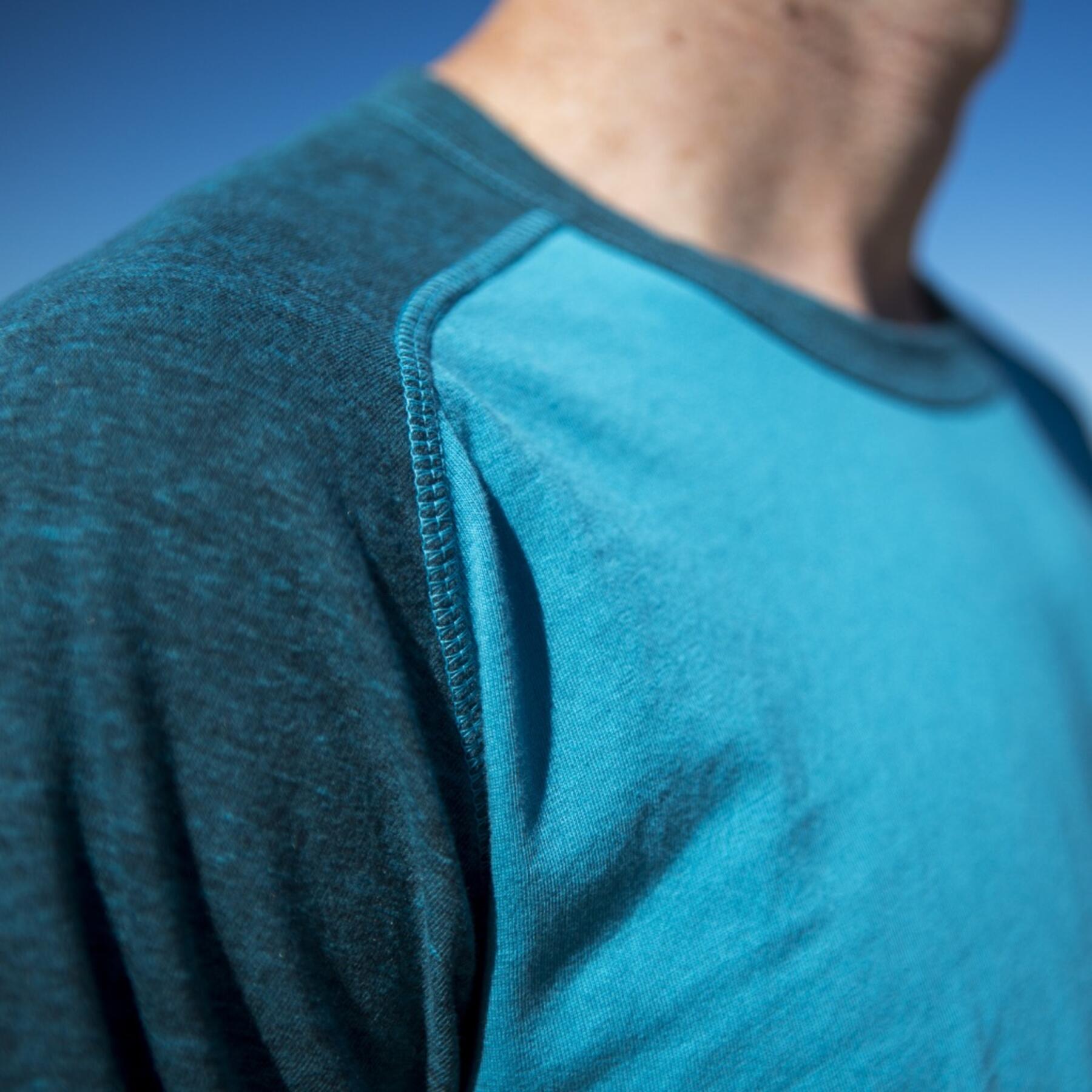 gustin sea blue raglan t-shirt