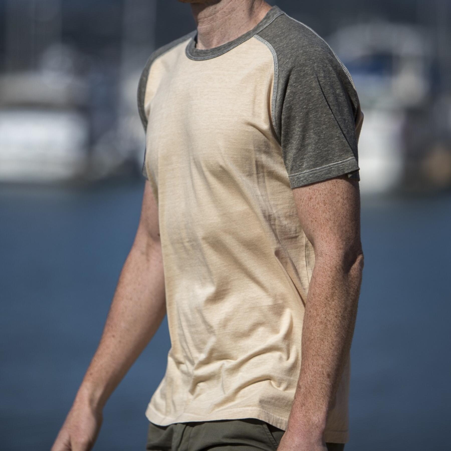 gustin natural raglan t-shirt