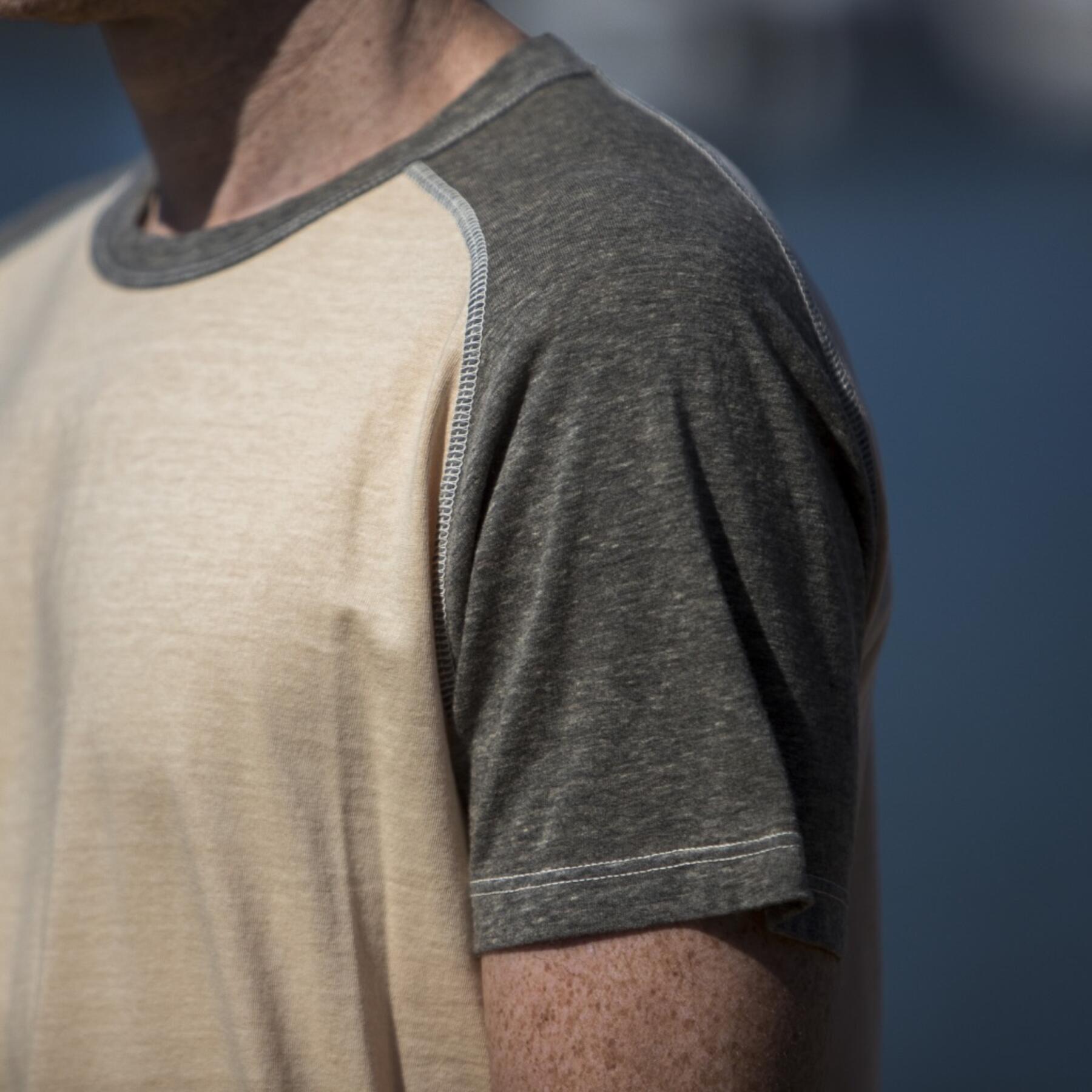 gustin natural raglan t-shirt