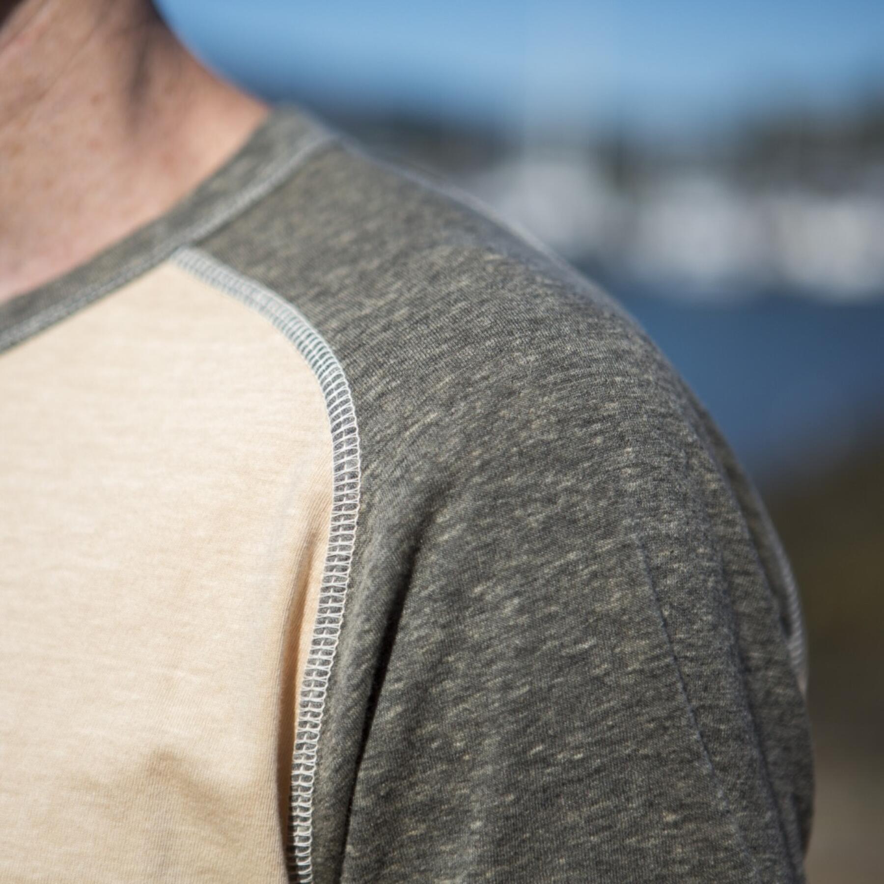 gustin natural raglan t-shirt