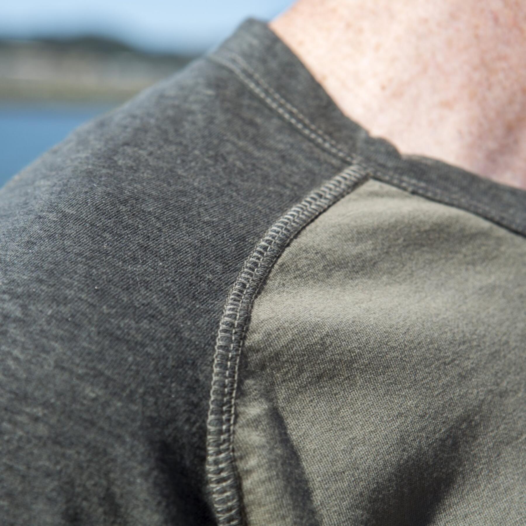 gustin olive drab raglan t-shirt