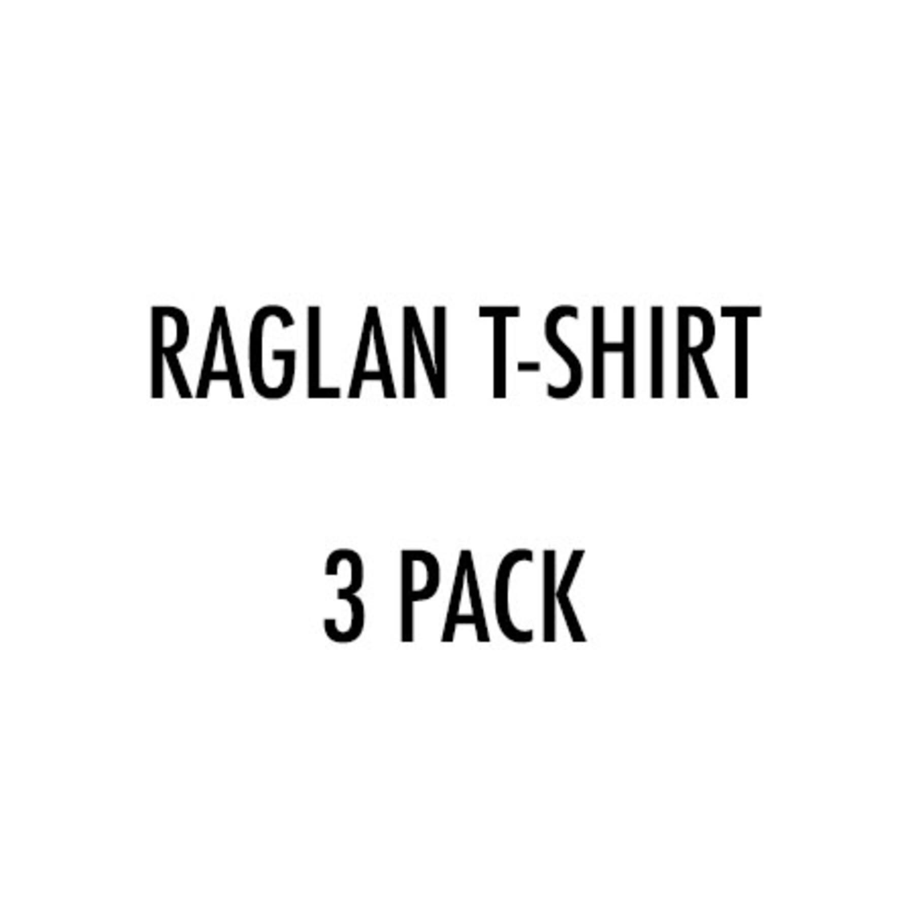 gustin brights raglan t-shirt 3 pack