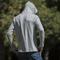 gustin superlight hooded sweatshirt - heather grey