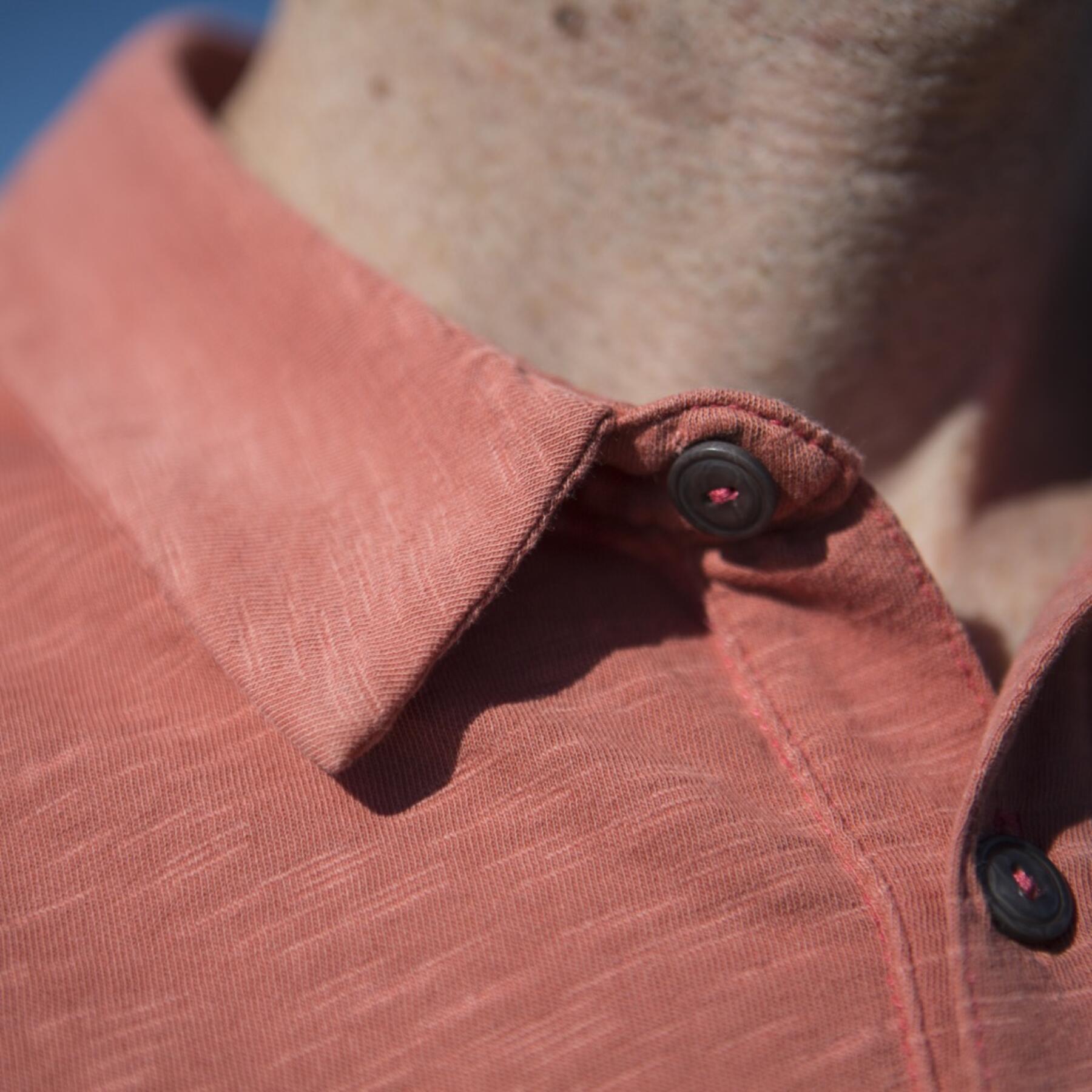 gustin usa polo vintage slub red