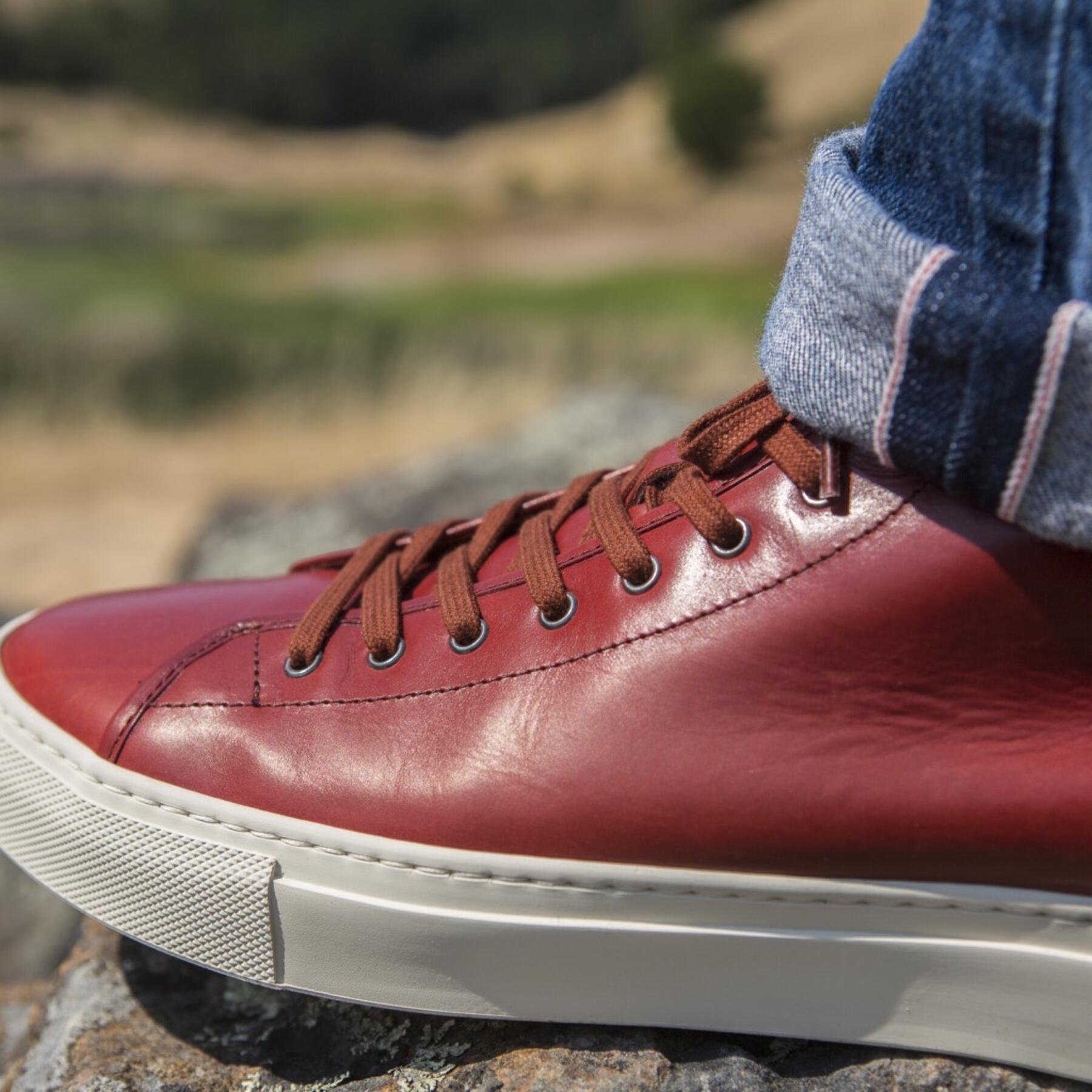 gustin red rust high top