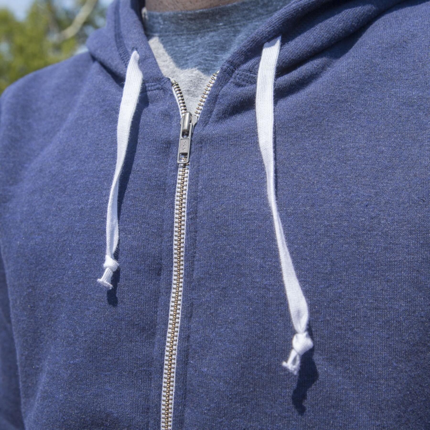 gustin fleece hoodie - vintage blue