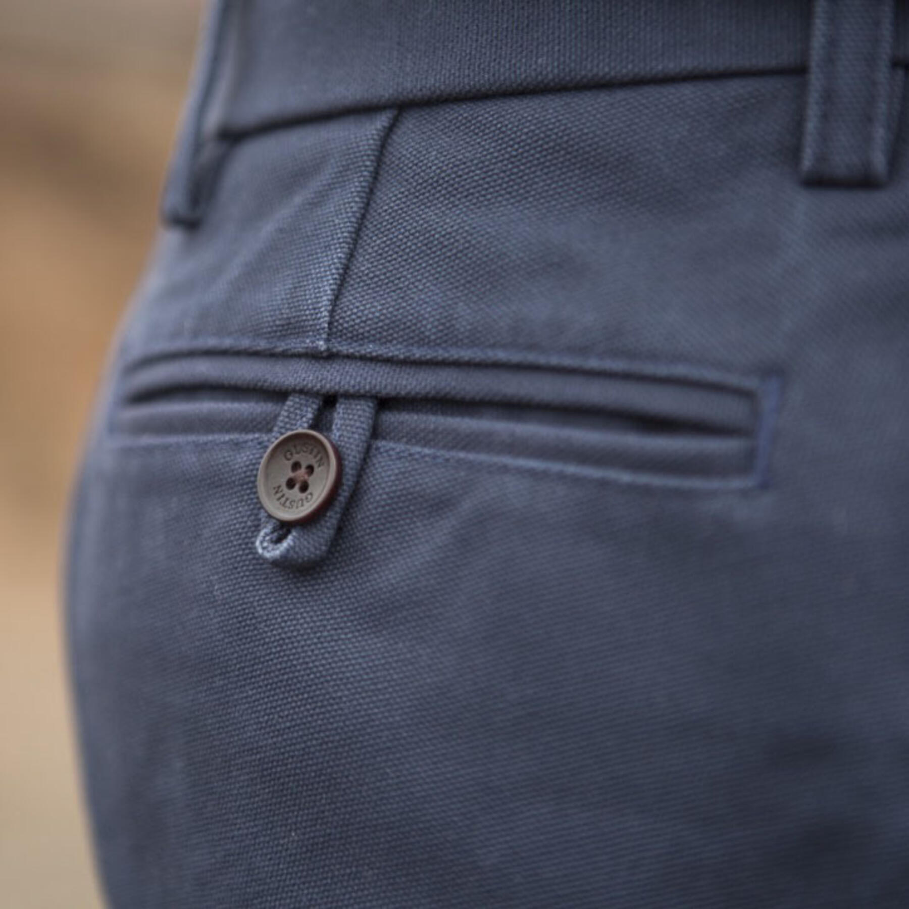 gustin #95 vintage navy duck canvas chino