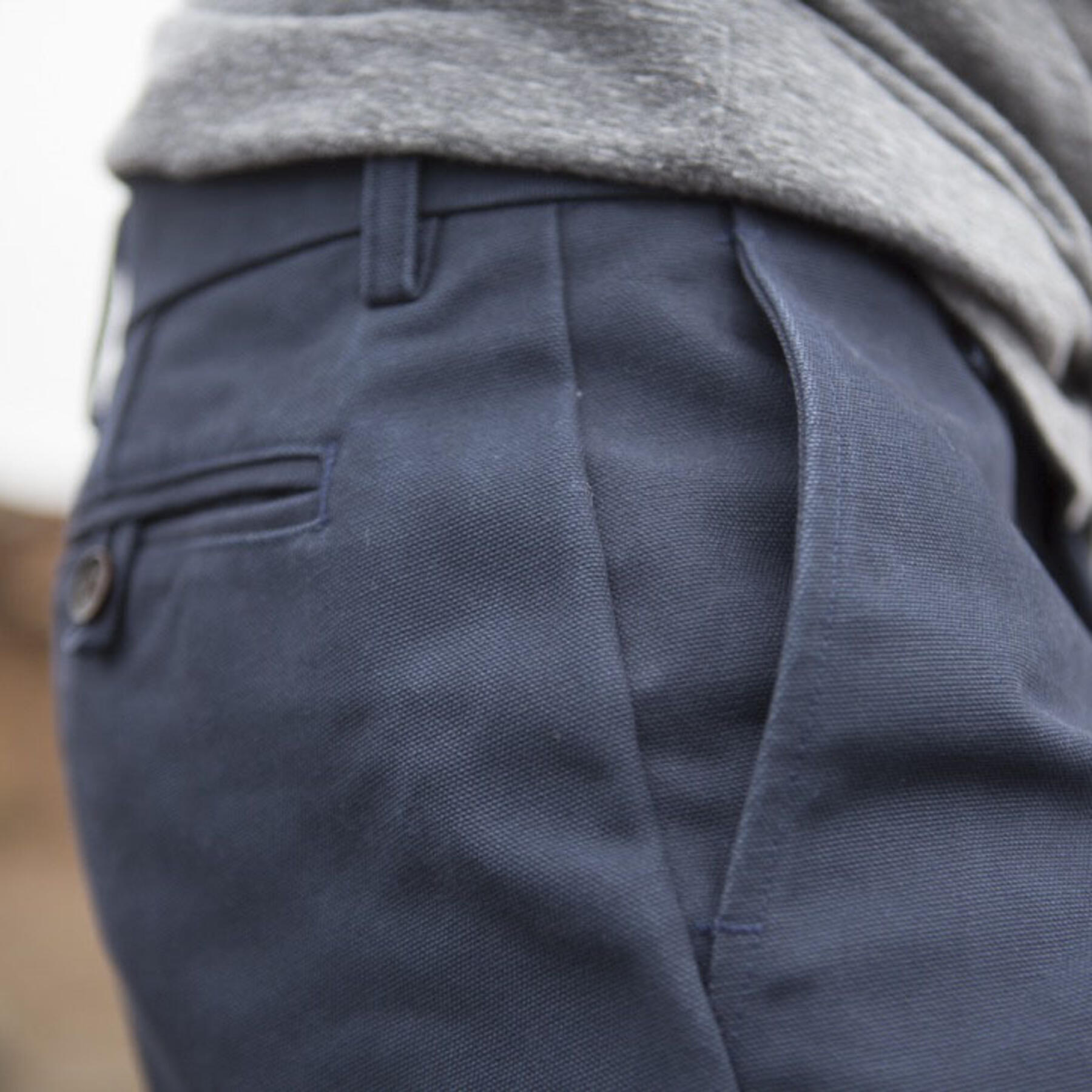 gustin #95 vintage navy duck canvas chino