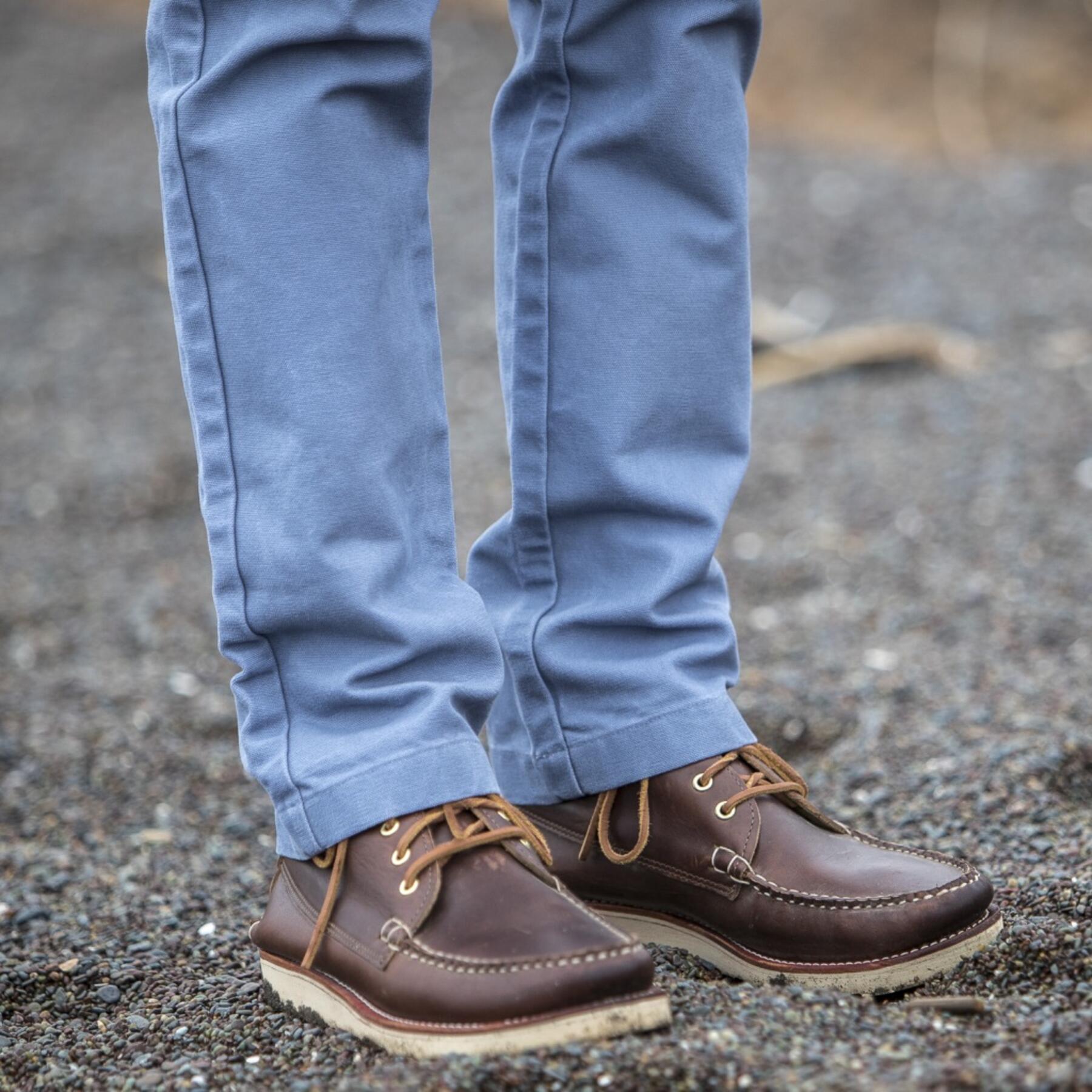 gustin #96 cornflower blue duck canvas chino