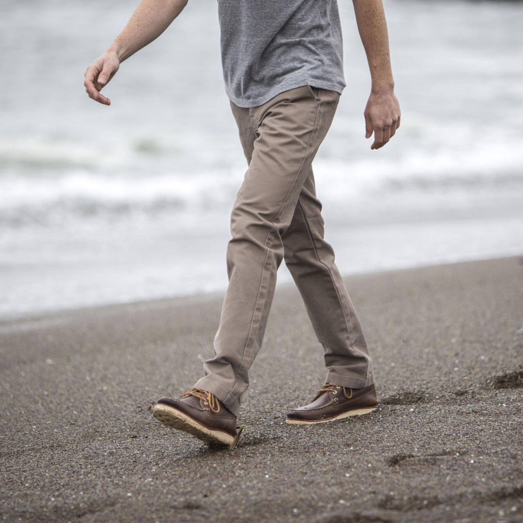 gustin #98 antique brown duck canvas chino