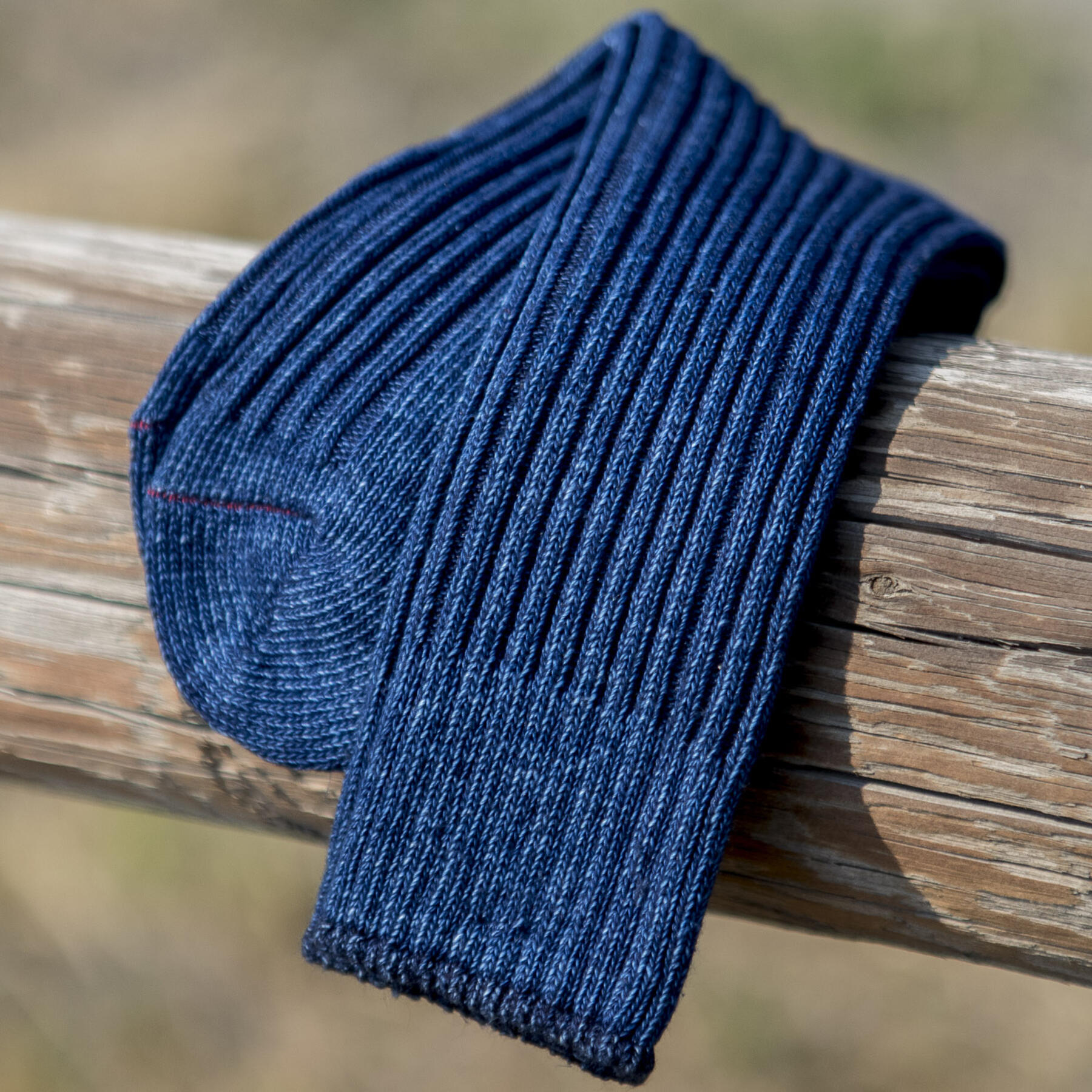 gustin japan indigo rib sock 3pk