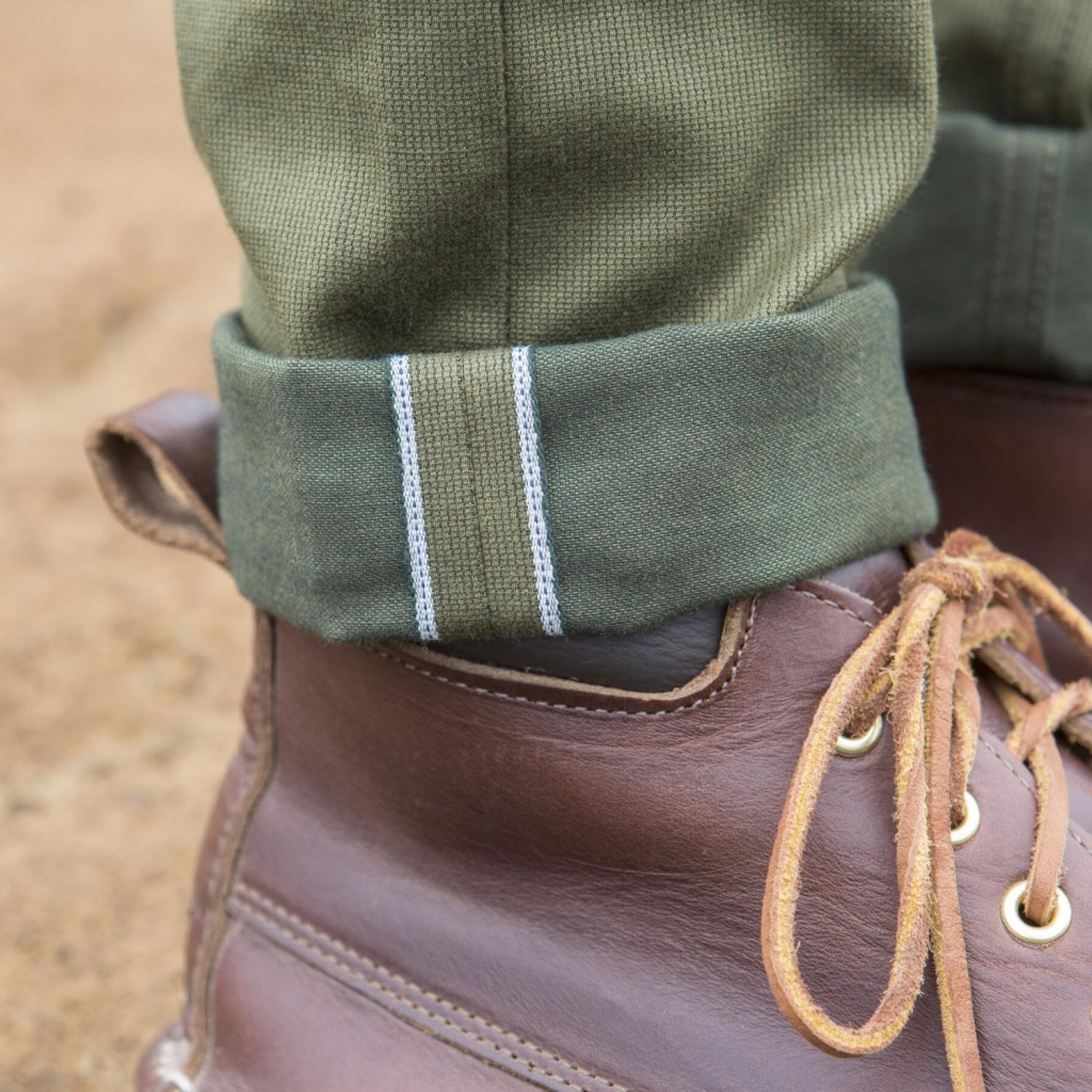 gustin #367 japan selvedge bedford corduroy - olive