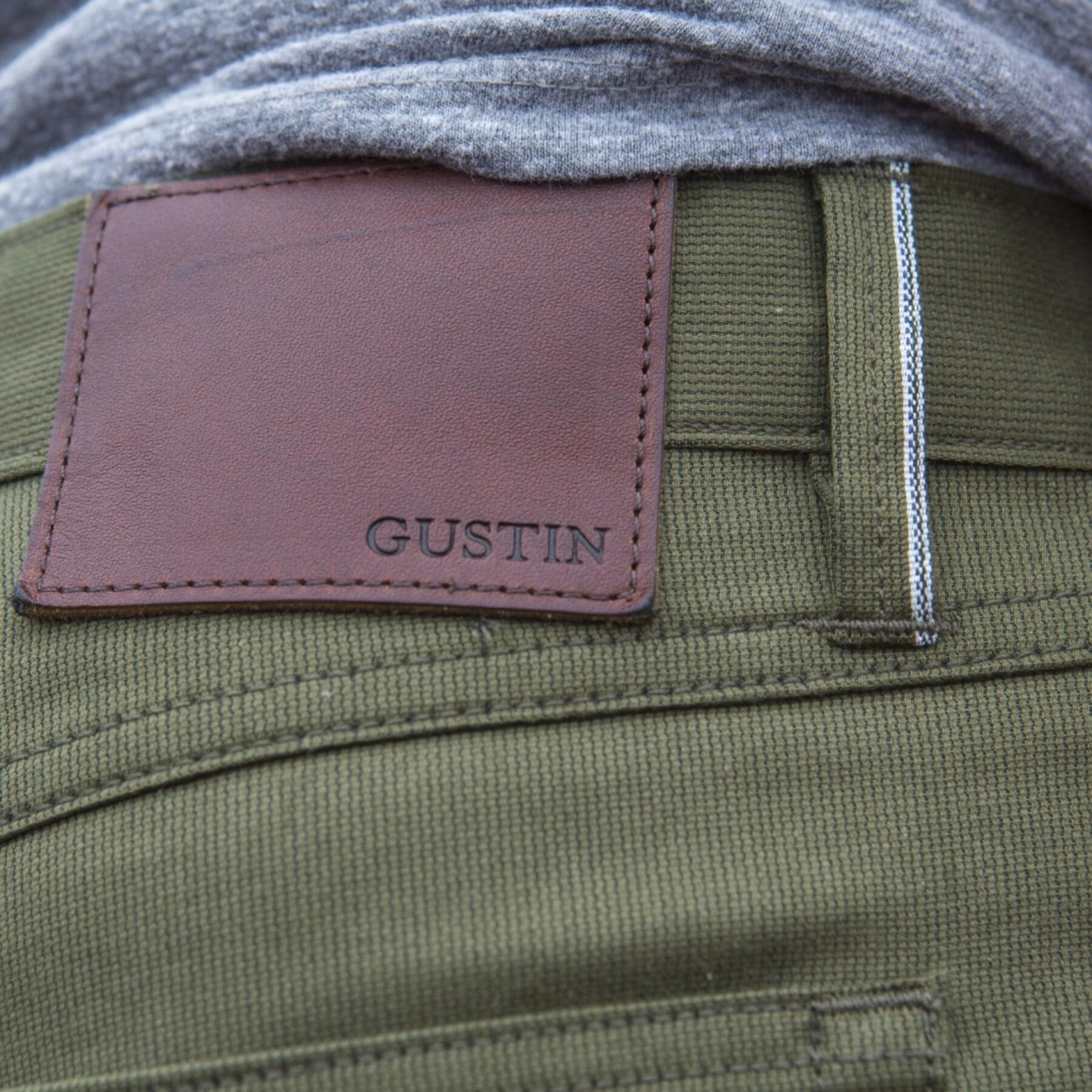gustin #367 japan selvedge bedford corduroy - olive