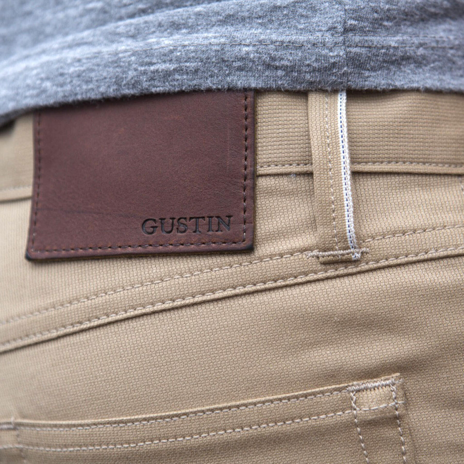 gustin #368 japan selvedge bedford corduroy - brown