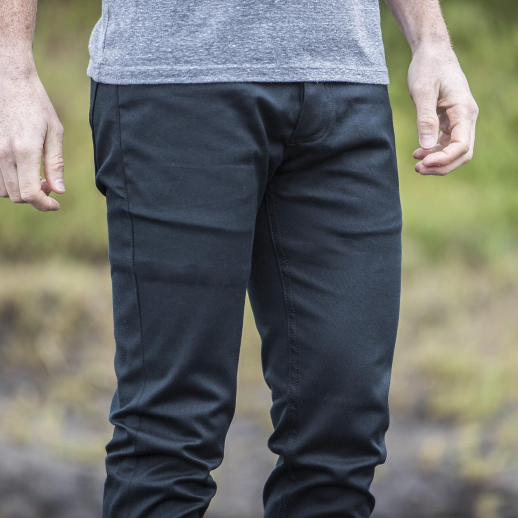 gustin #369 japan selvedge bedford corduroy - black