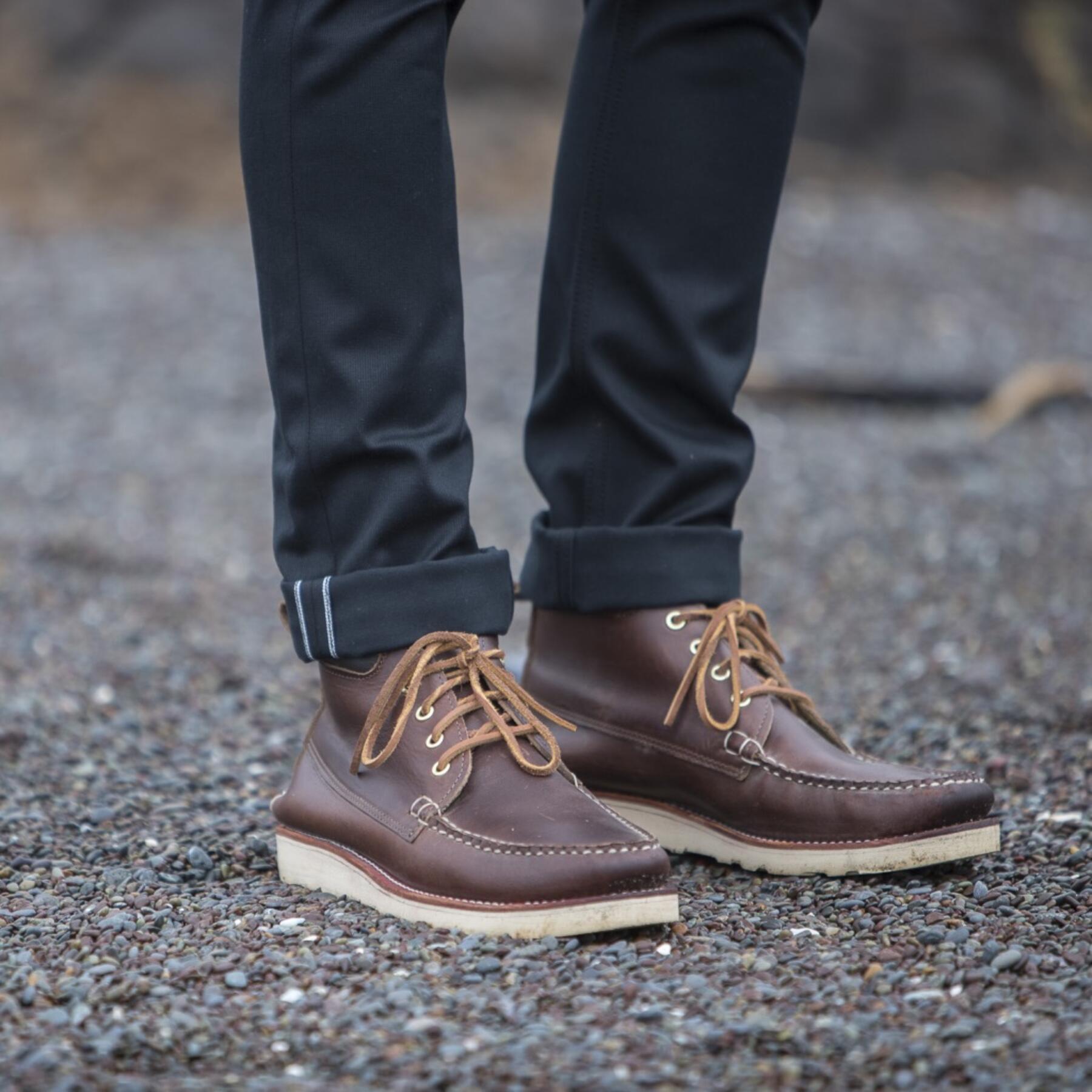 gustin #369 japan selvedge bedford corduroy - black