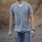 gustin usa v-neck 3 pack (white, black, heather grey)