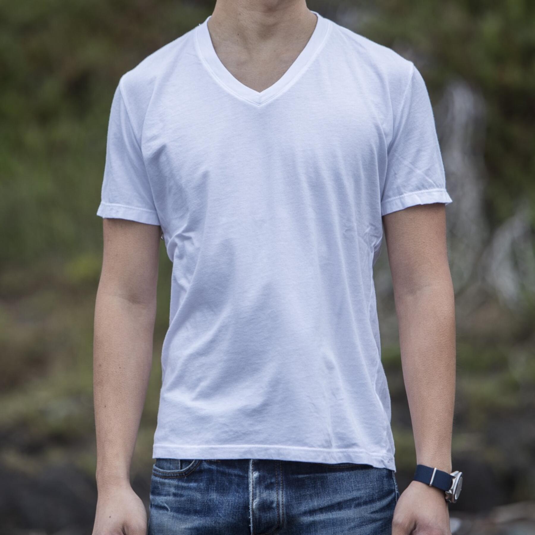 gustin usa v-neck 3 pack (white, black, heather grey)