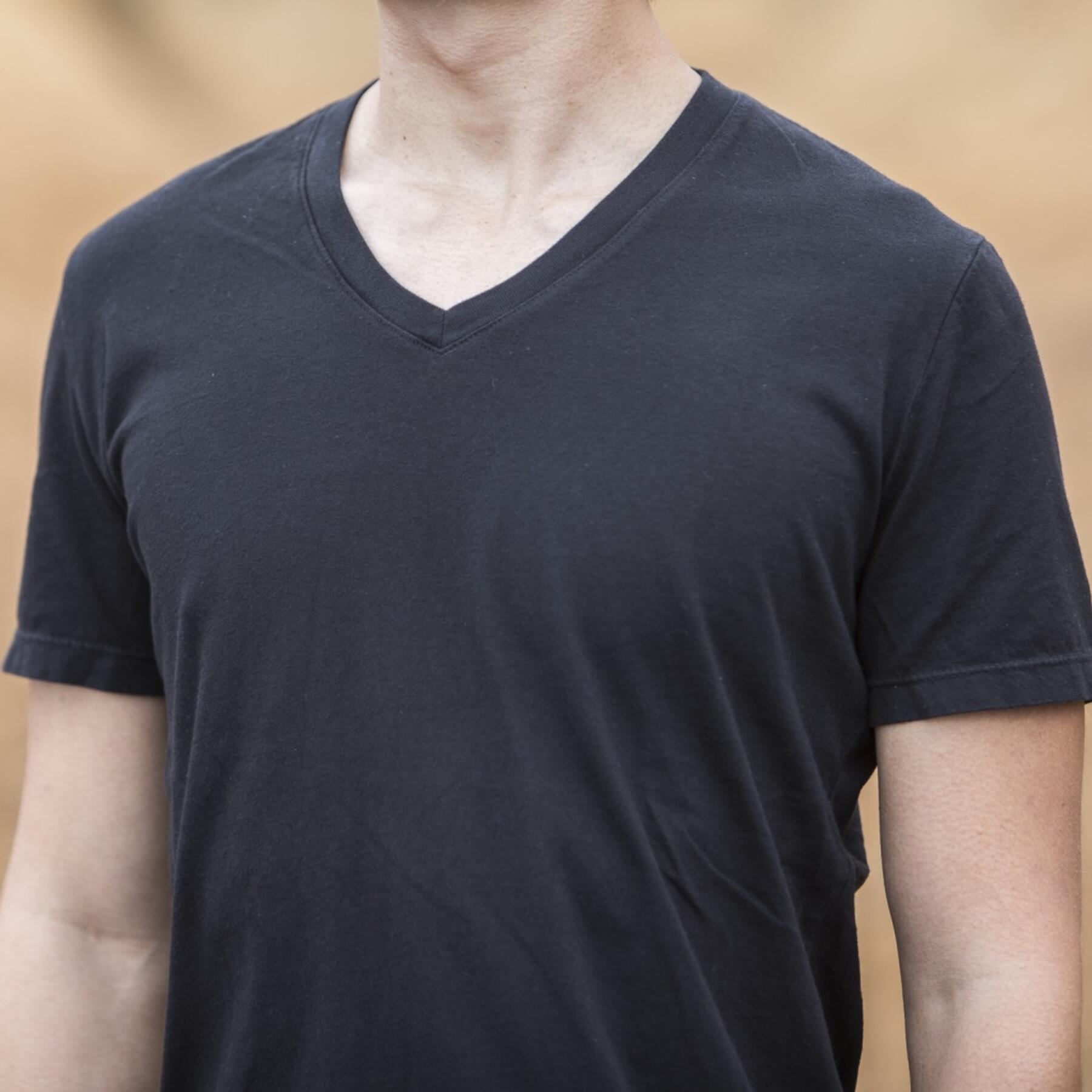 gustin usa v-neck 3 pack (white, black, heather grey)