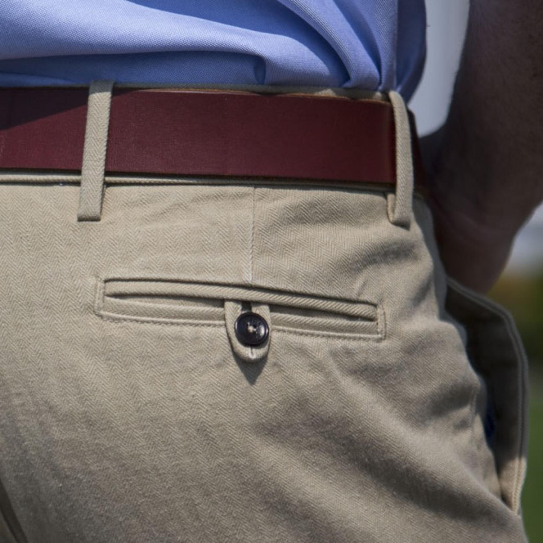 gustin #141 japan khaki herringbone chinos