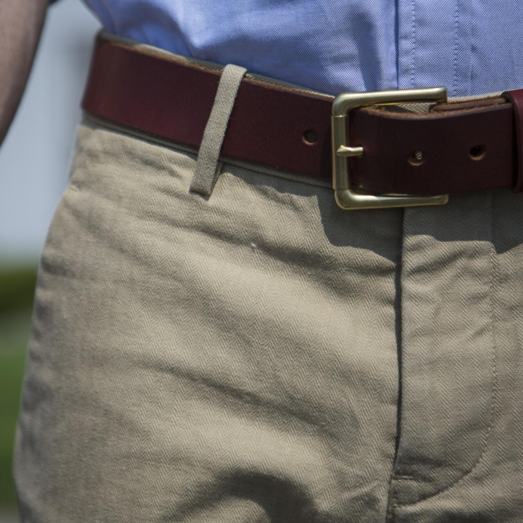 gustin #141 japan khaki herringbone chinos