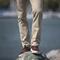 gustin #141 japan khaki herringbone chinos