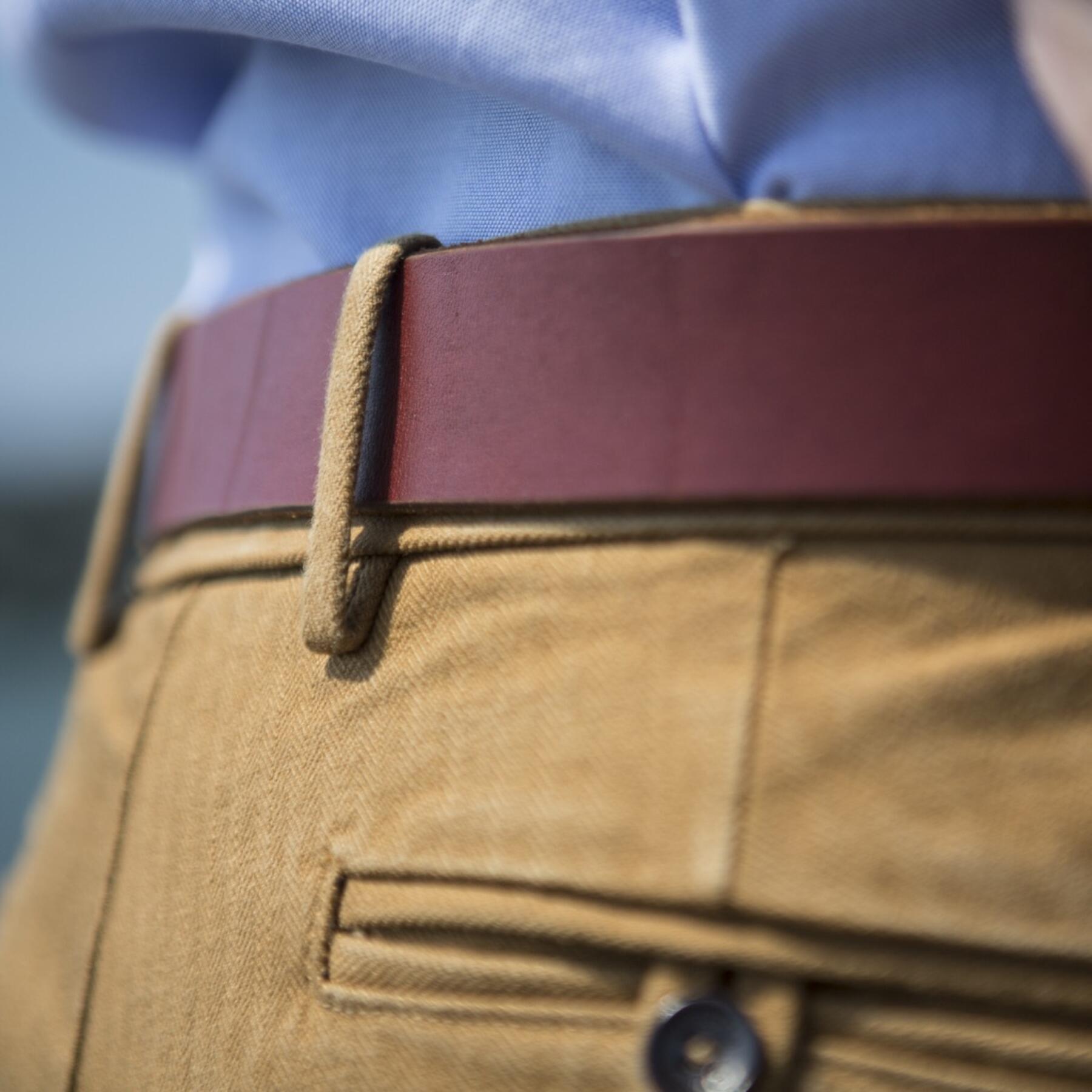 gustin #144 japan camel herringbone chinos
