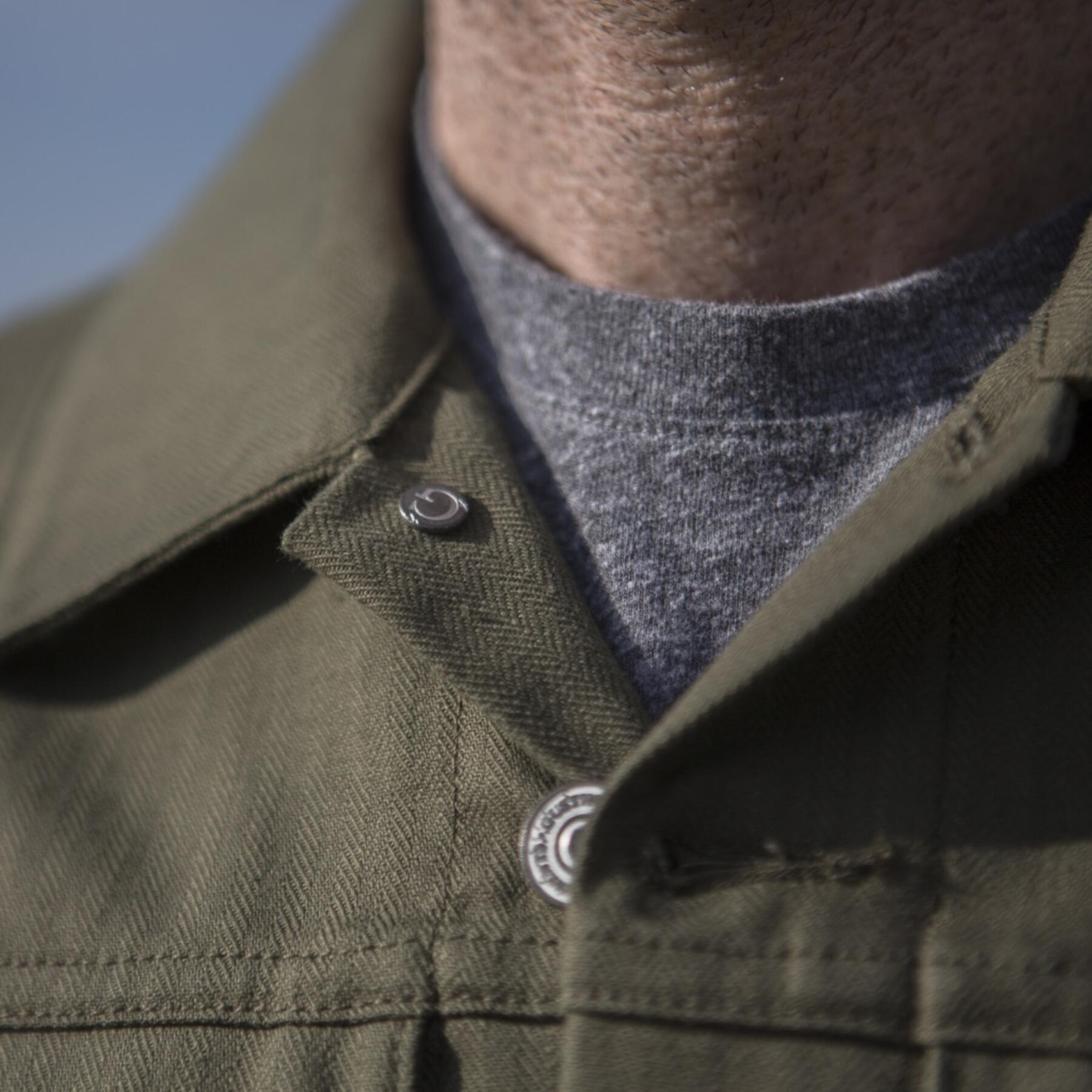 gustin japan herringbone trucker - olive