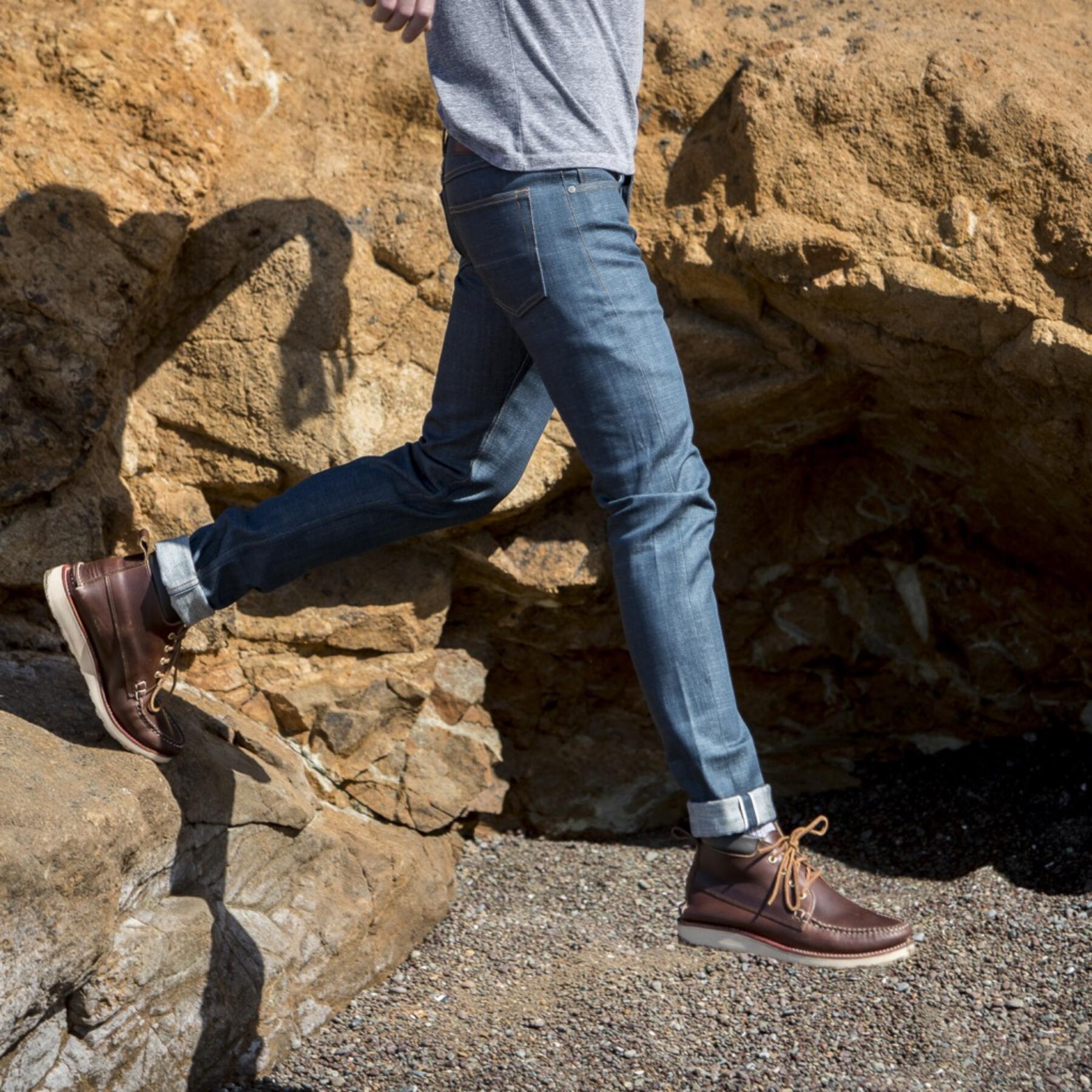 gustin #109 cerulean broken twill