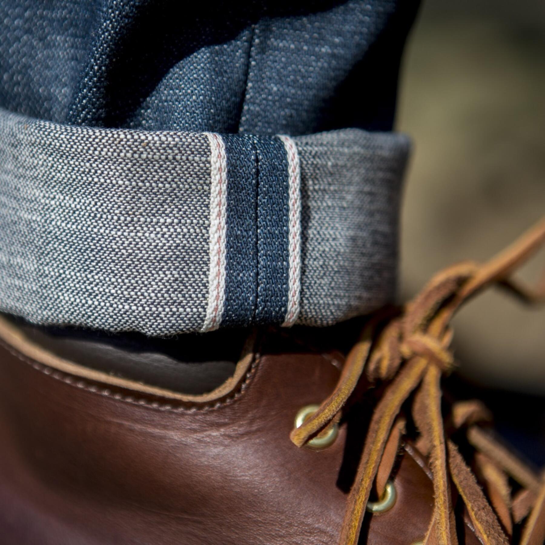 gustin #109 cerulean broken twill