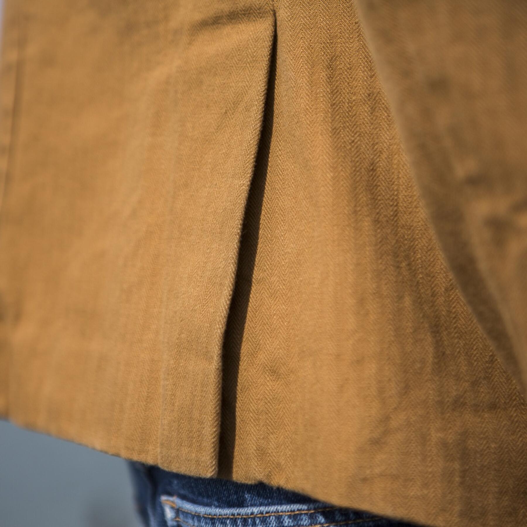 gustin blazer - camel herringbone