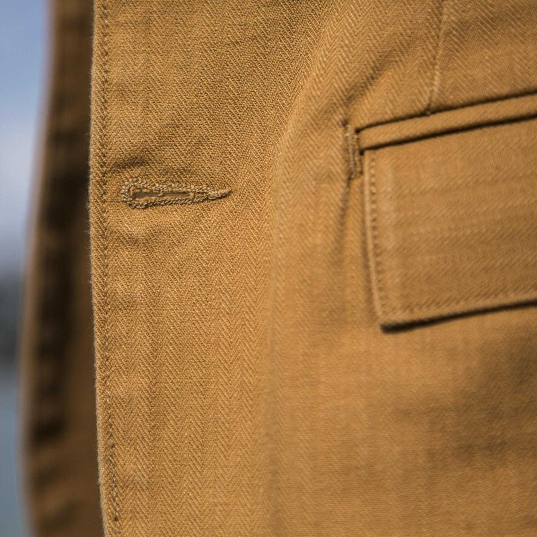 gustin blazer - camel herringbone
