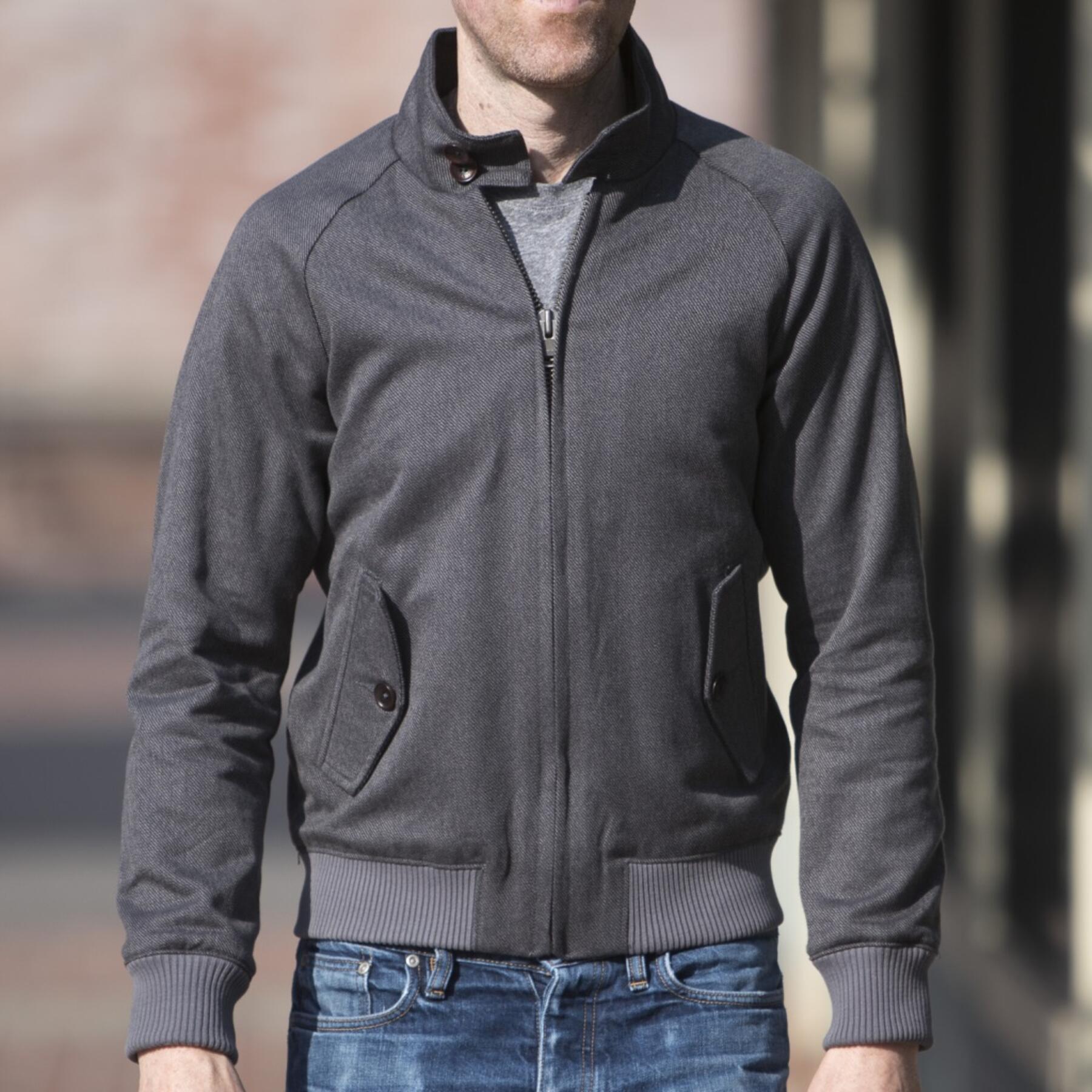 gustin harrington - charcoal corkscrew twill