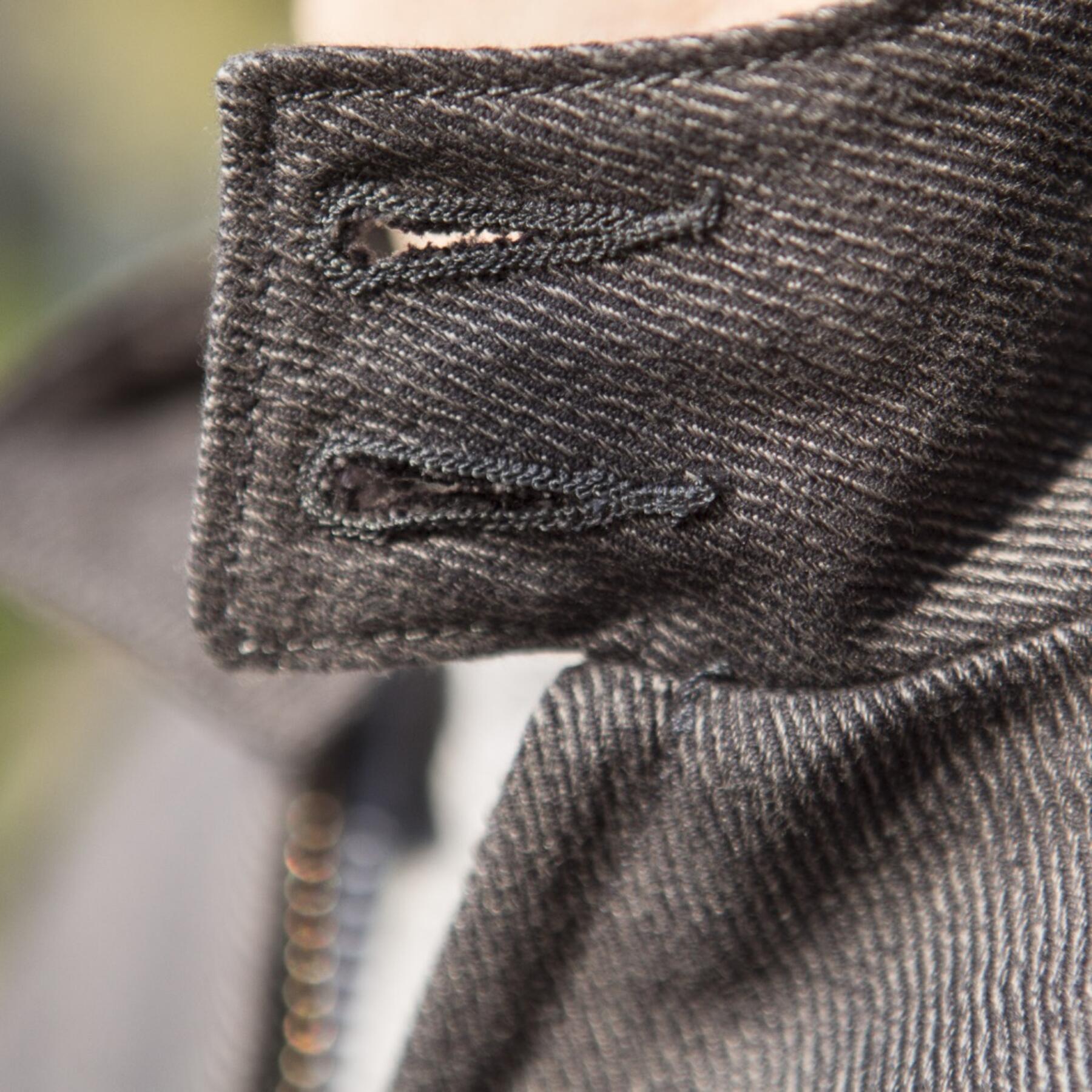 gustin harrington - charcoal corkscrew twill