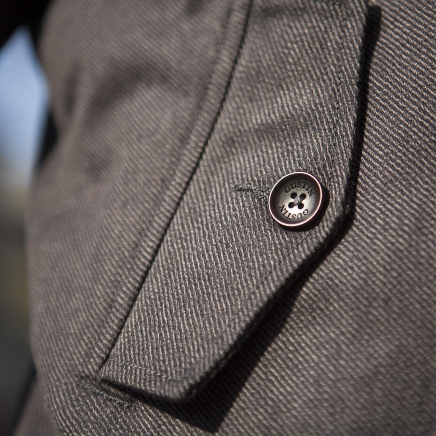 gustin harrington - charcoal corkscrew twill