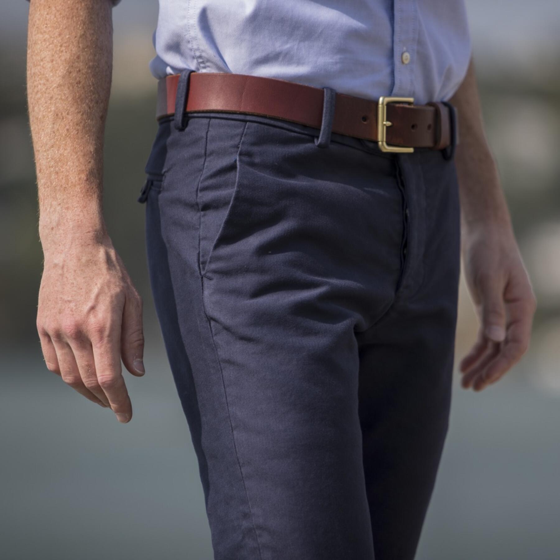 gustin #145 navy military corduroy chinos