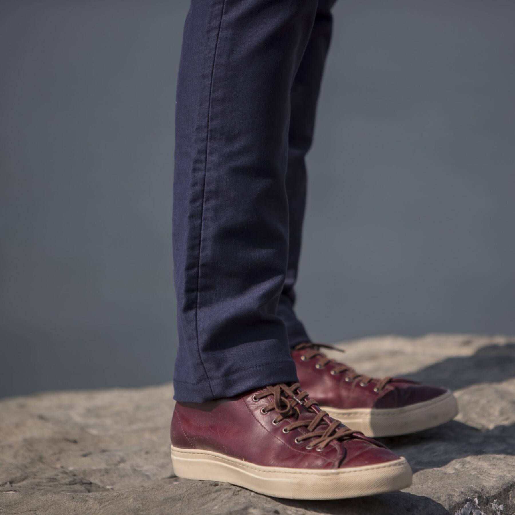 gustin #145 navy military corduroy chinos