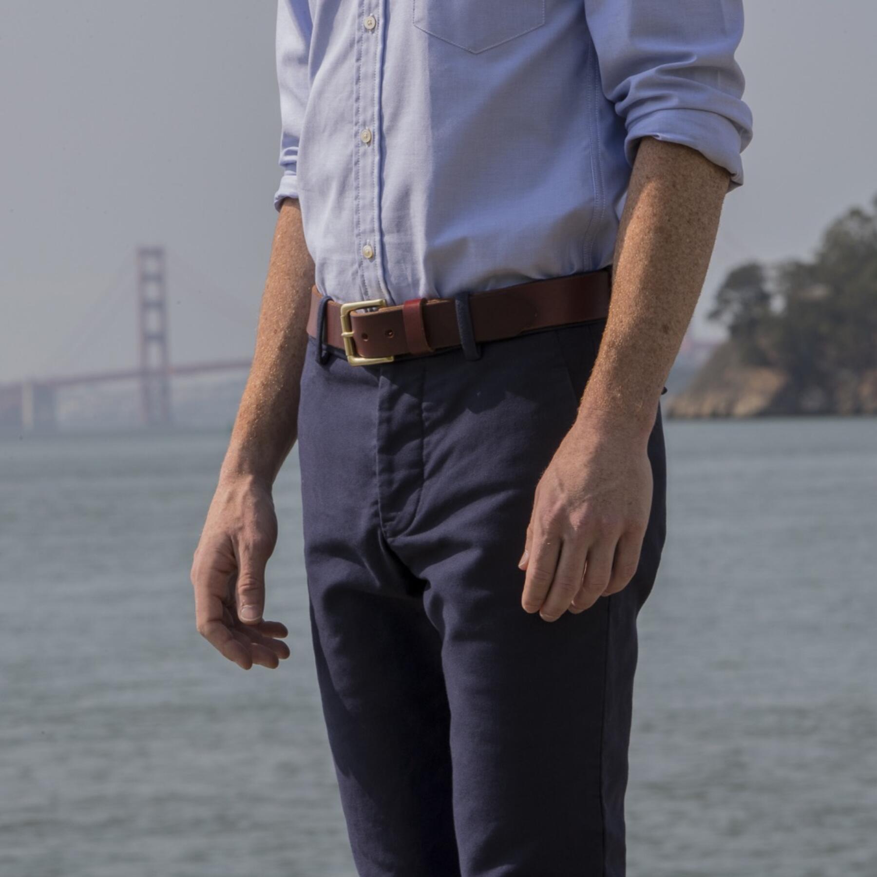 gustin #145 navy military corduroy chinos