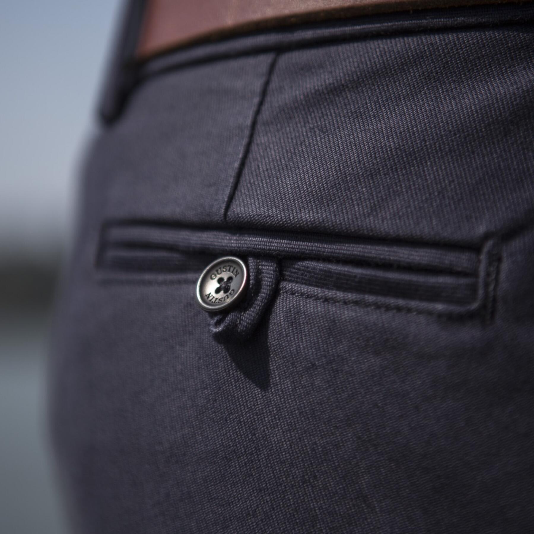 gustin #147 midnight military corduroy chinos