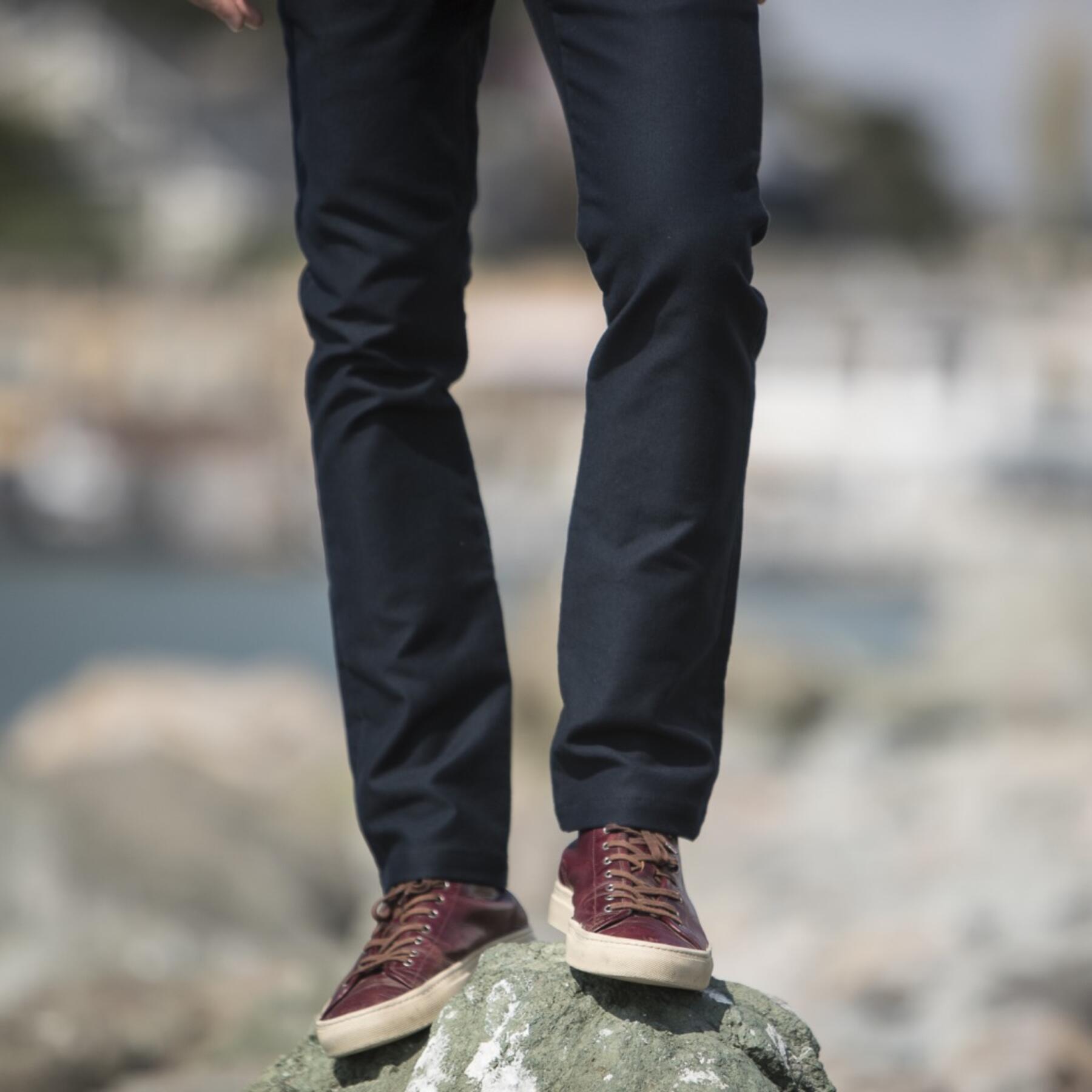 gustin #147 midnight military corduroy chinos