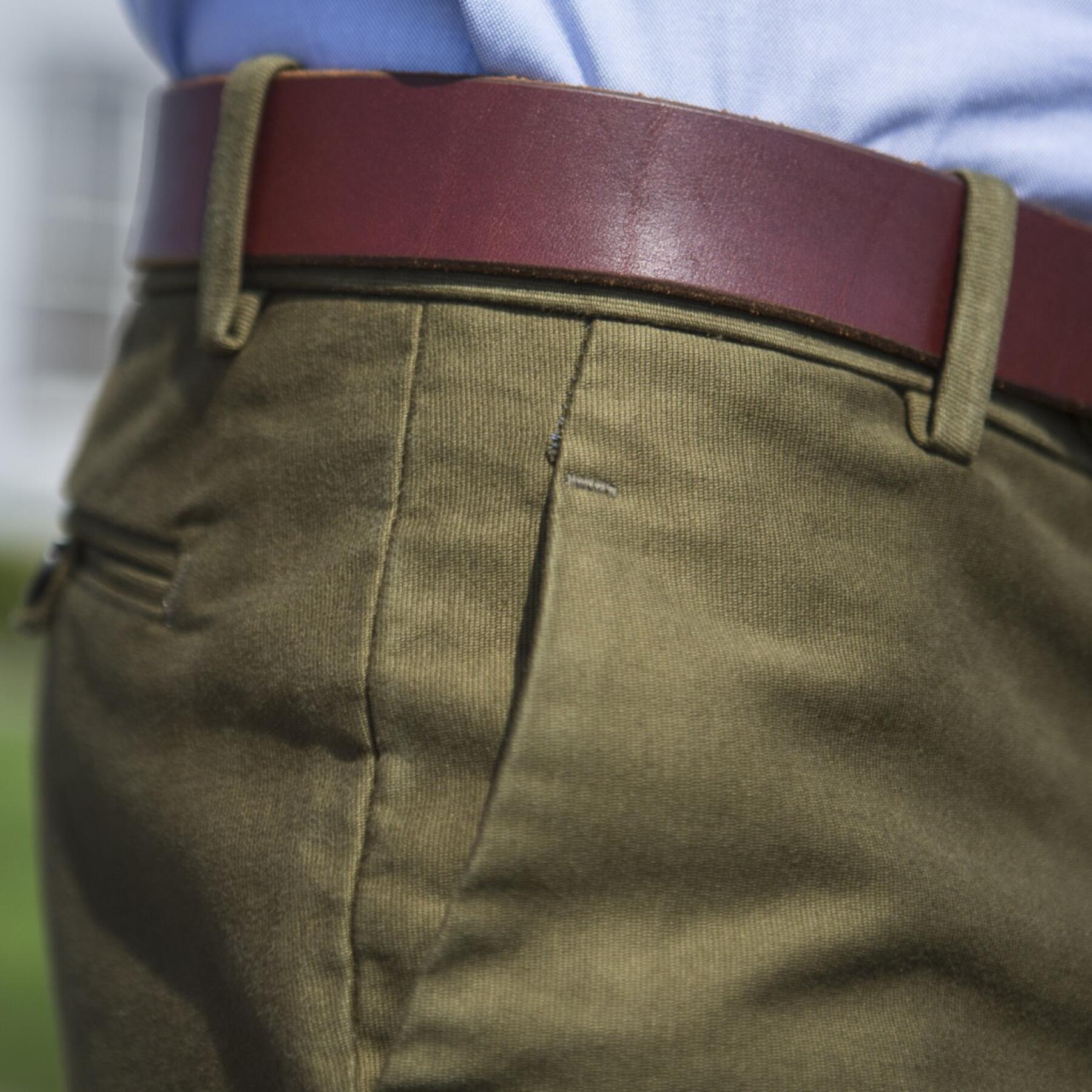 gustin #148 brown olive military corduroy chinos